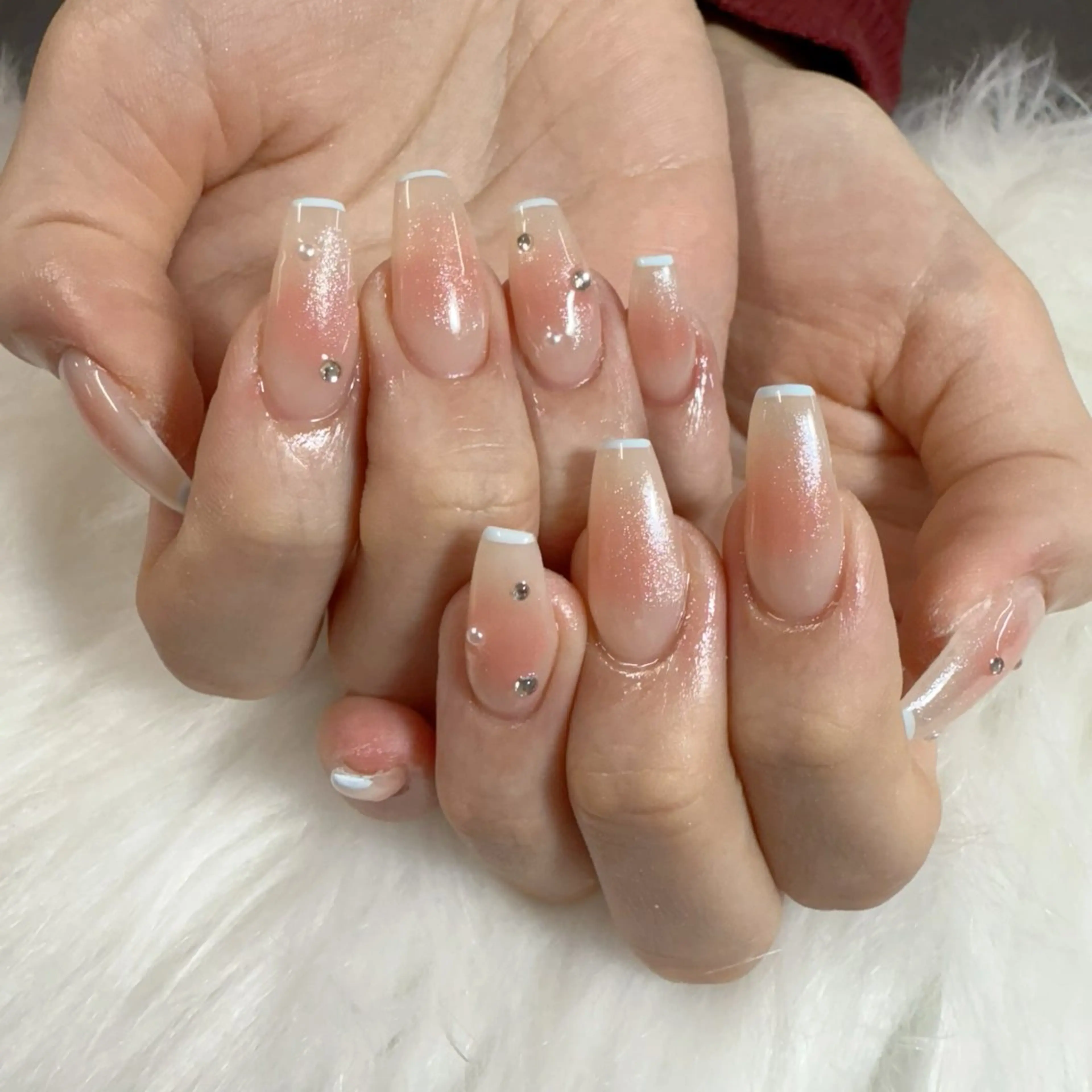 ネイル ハンドネイル 🎀nana🫧 ワンホンネイル🎀のネイルデザイン