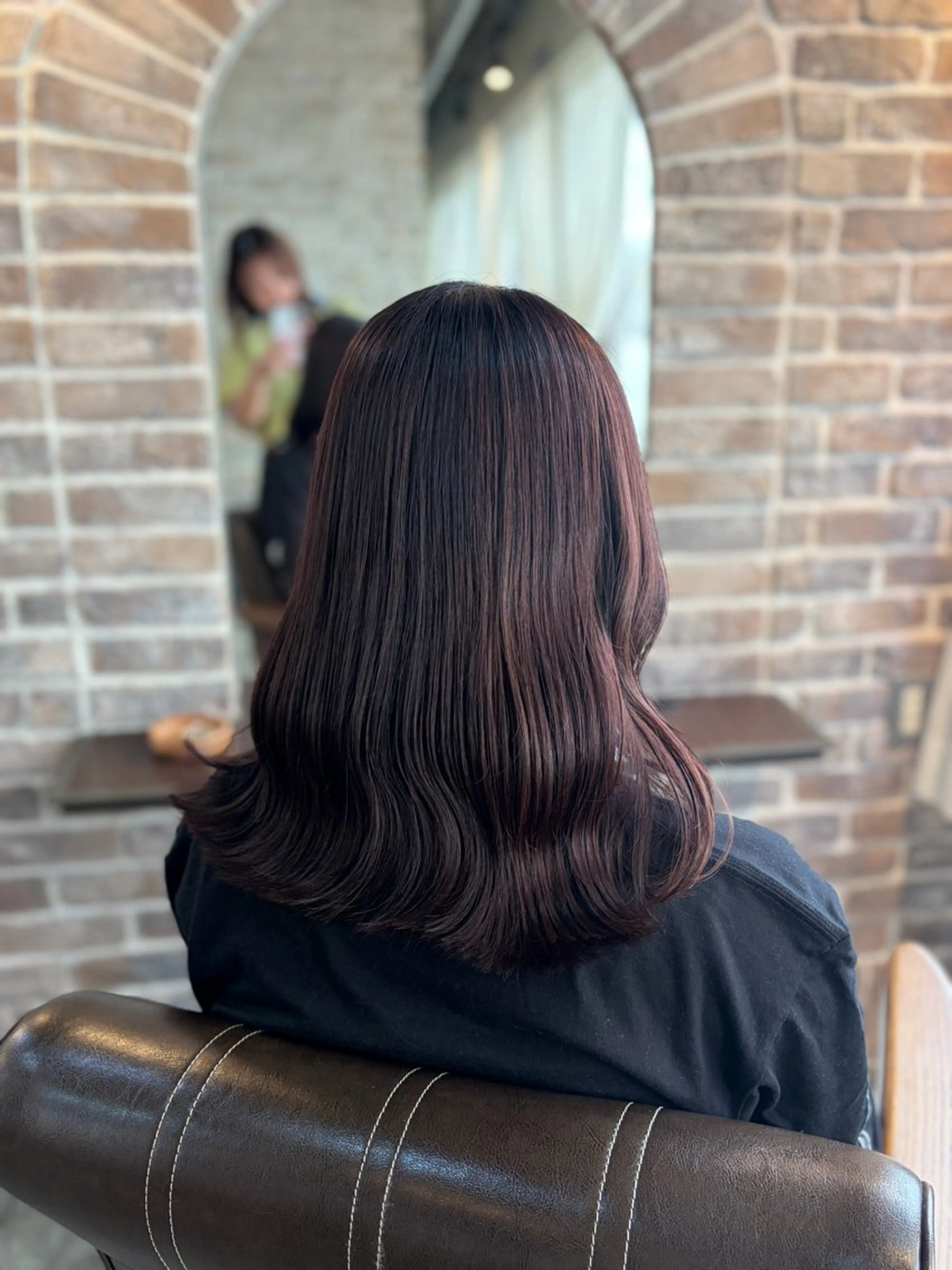 セミロング カット ヘアカラー トリートメント メンズパーマ/縮毛 矯正/徳田真緒のヘアスタイル