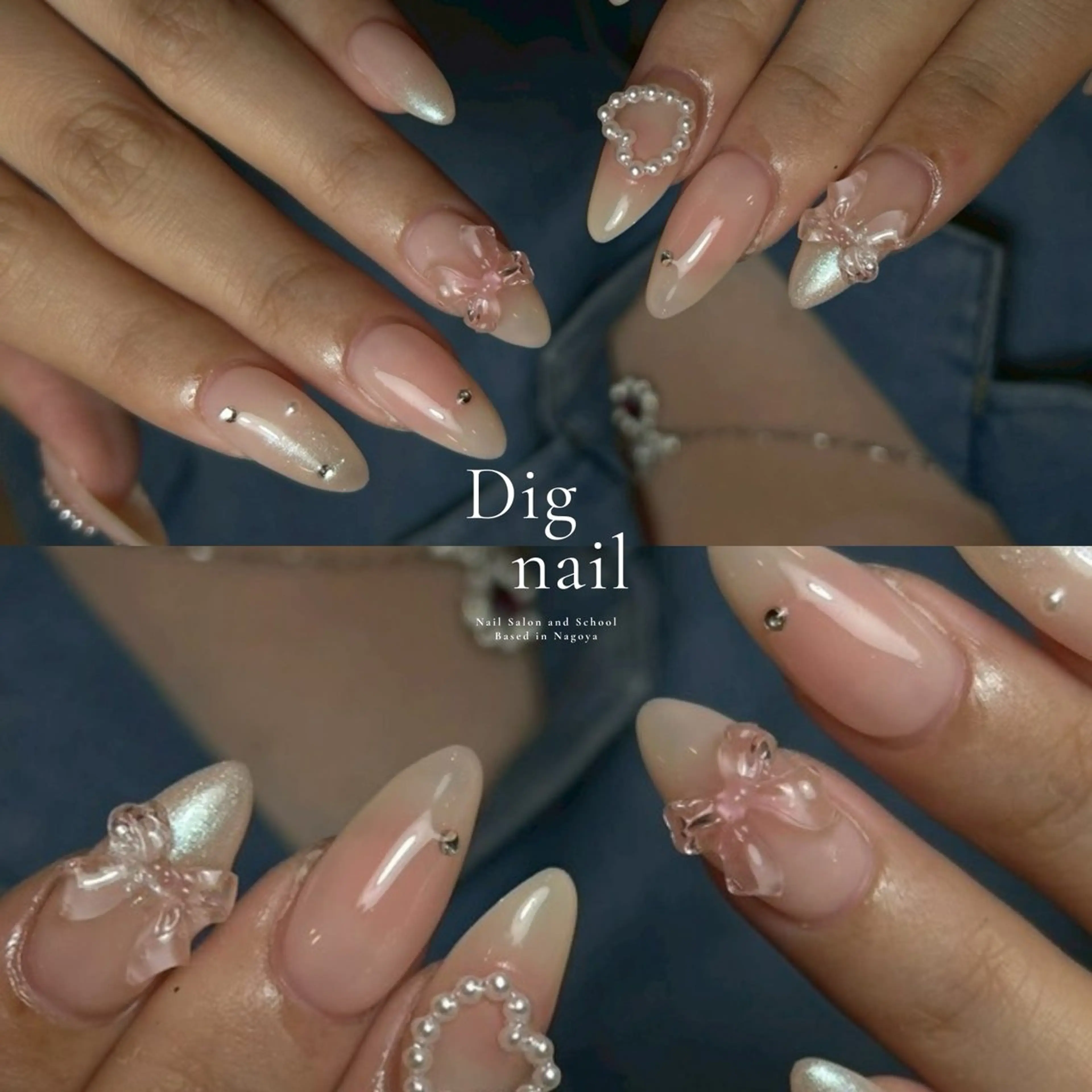 ネイル 長さ出し ジェルネイル 韓国ネイル マグネットネイル 持ち込み ハンドネイル D.d Reinaのネイルデザイン