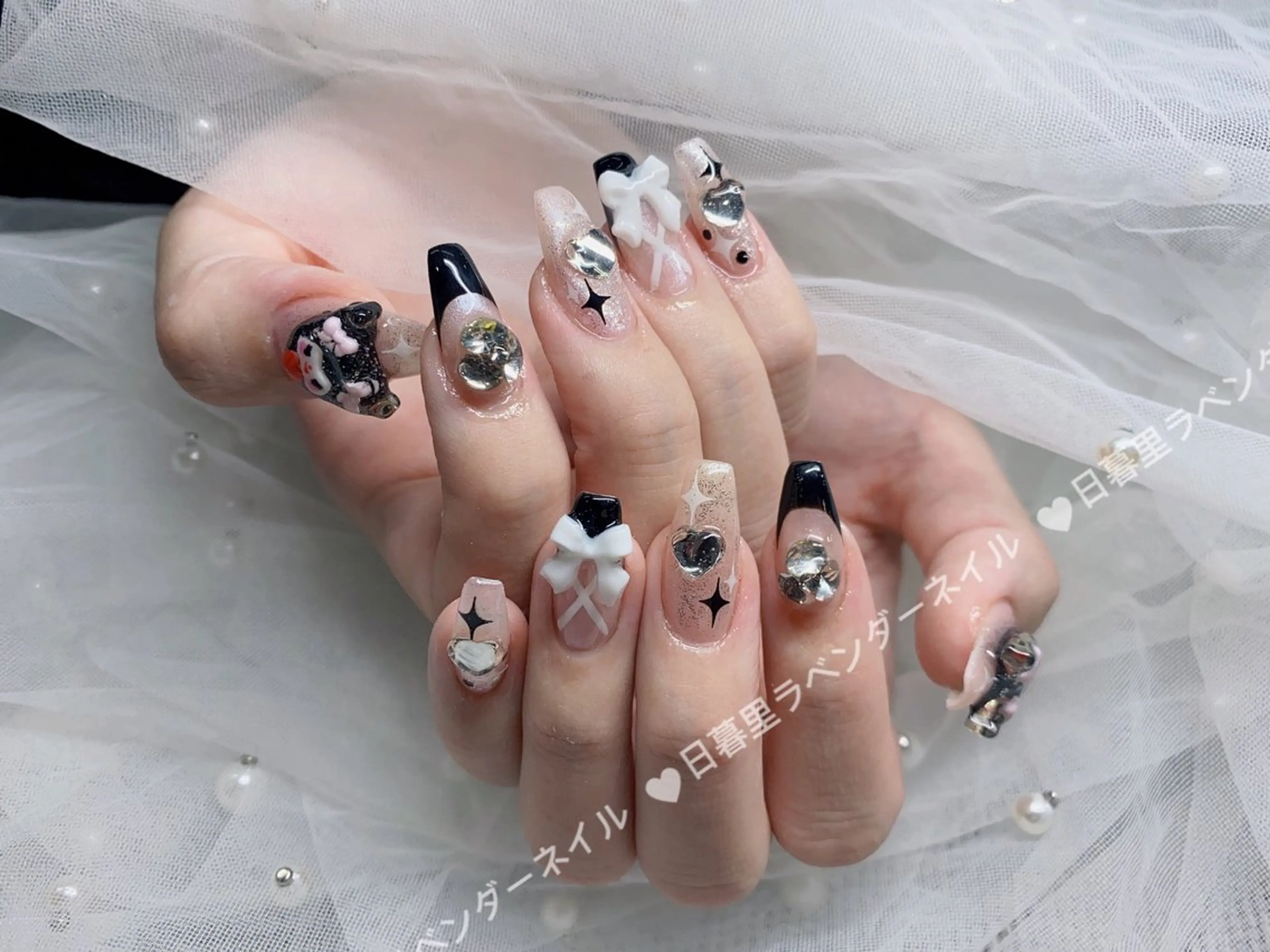 ネイル ラベンダー💖日暮里 ルル💖ネイルのネイルデザイン