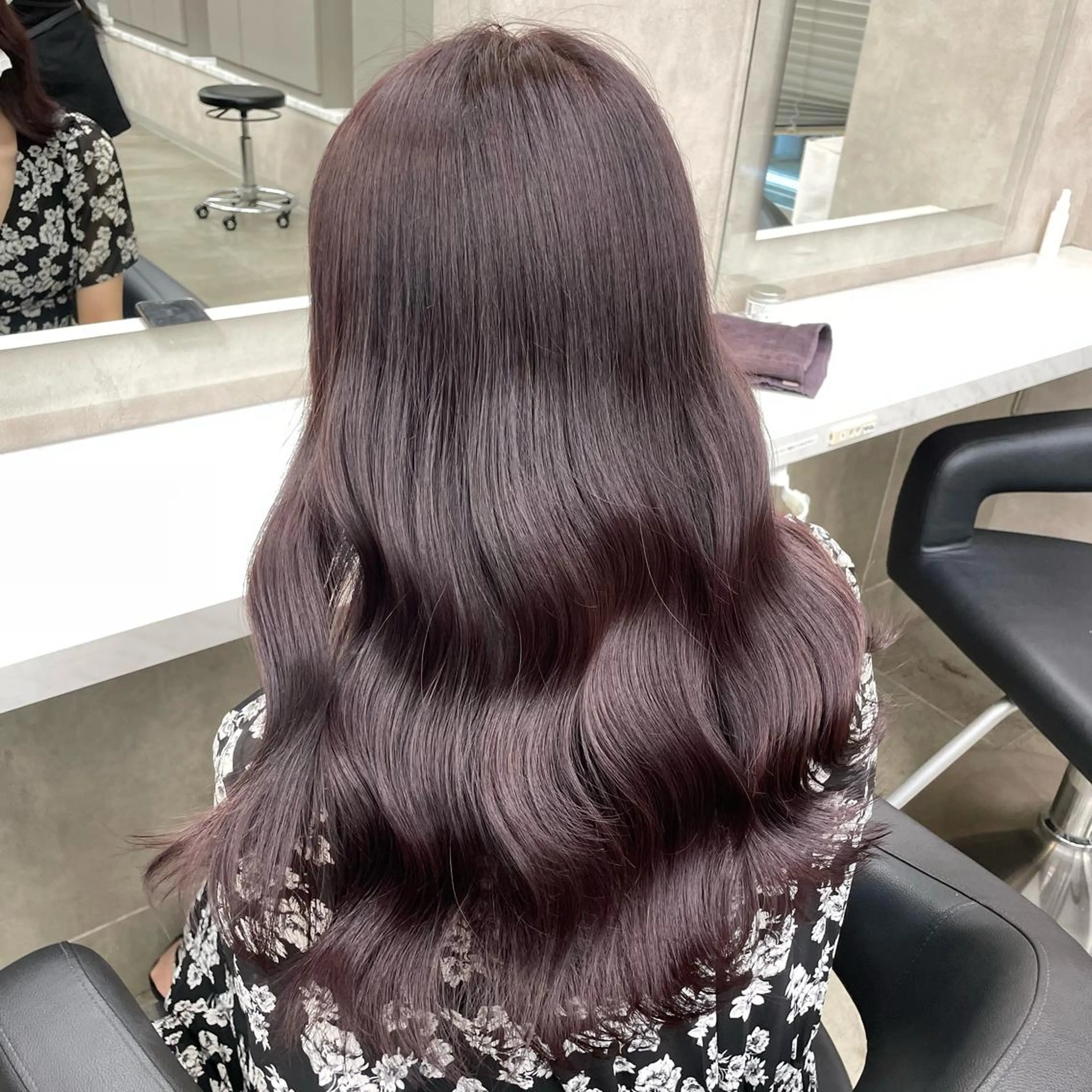 セミロング カラー パーマ ヘアアレンジ メンズ キッズ ネイル マツエク・マツパ アイブロウ ♥️韓国ヘア レイヤー♥️ゆりのヘアスタイル