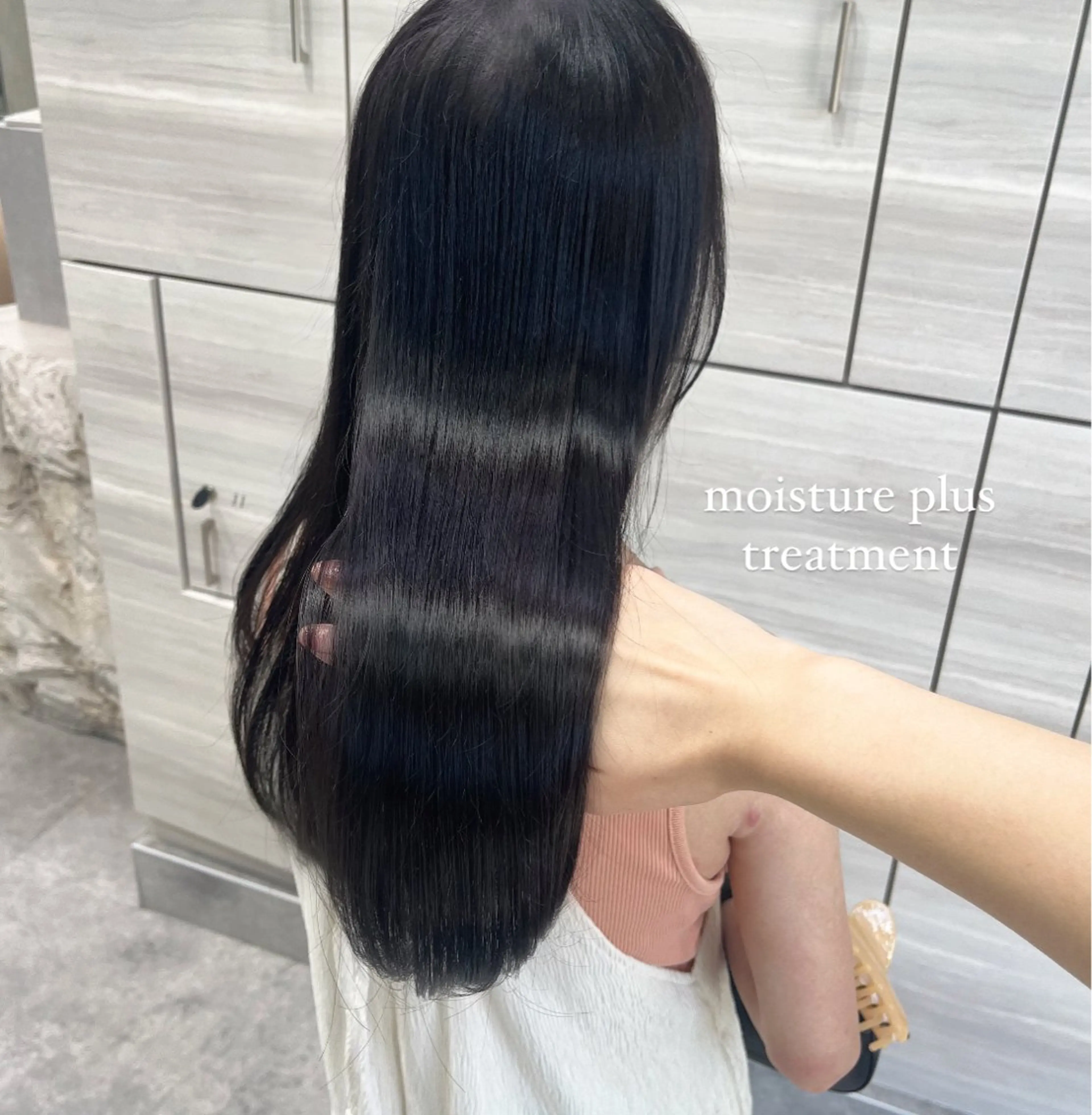 ロング カラー トリートメント ヘアカラー トリートメント ナツミ/透明感カラー /酸性縮毛矯正のヘアスタイル