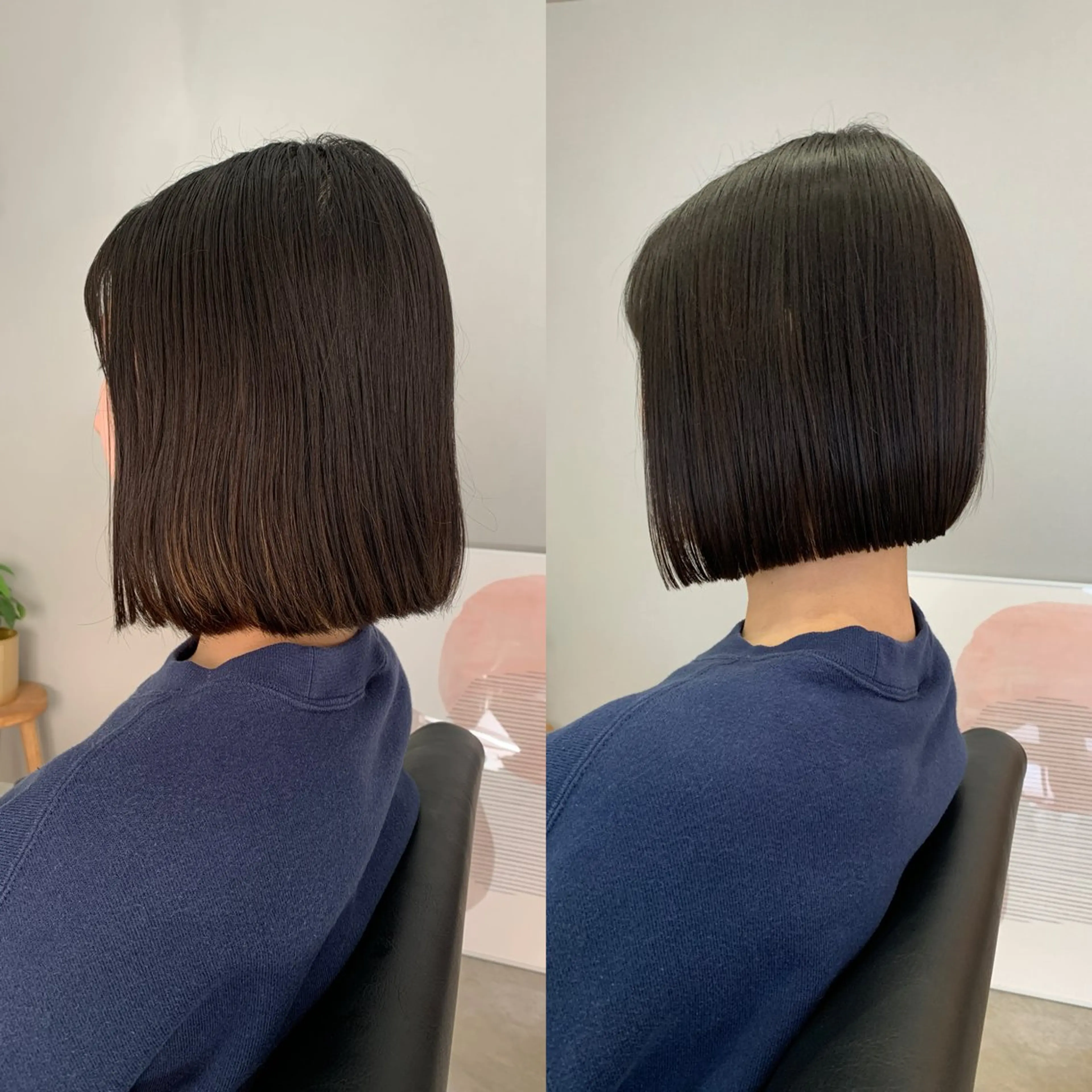 ショート ボブ カット ヘアカラー 縮毛矯正 トリートメント en.桐山 晃彦のヘアスタイル