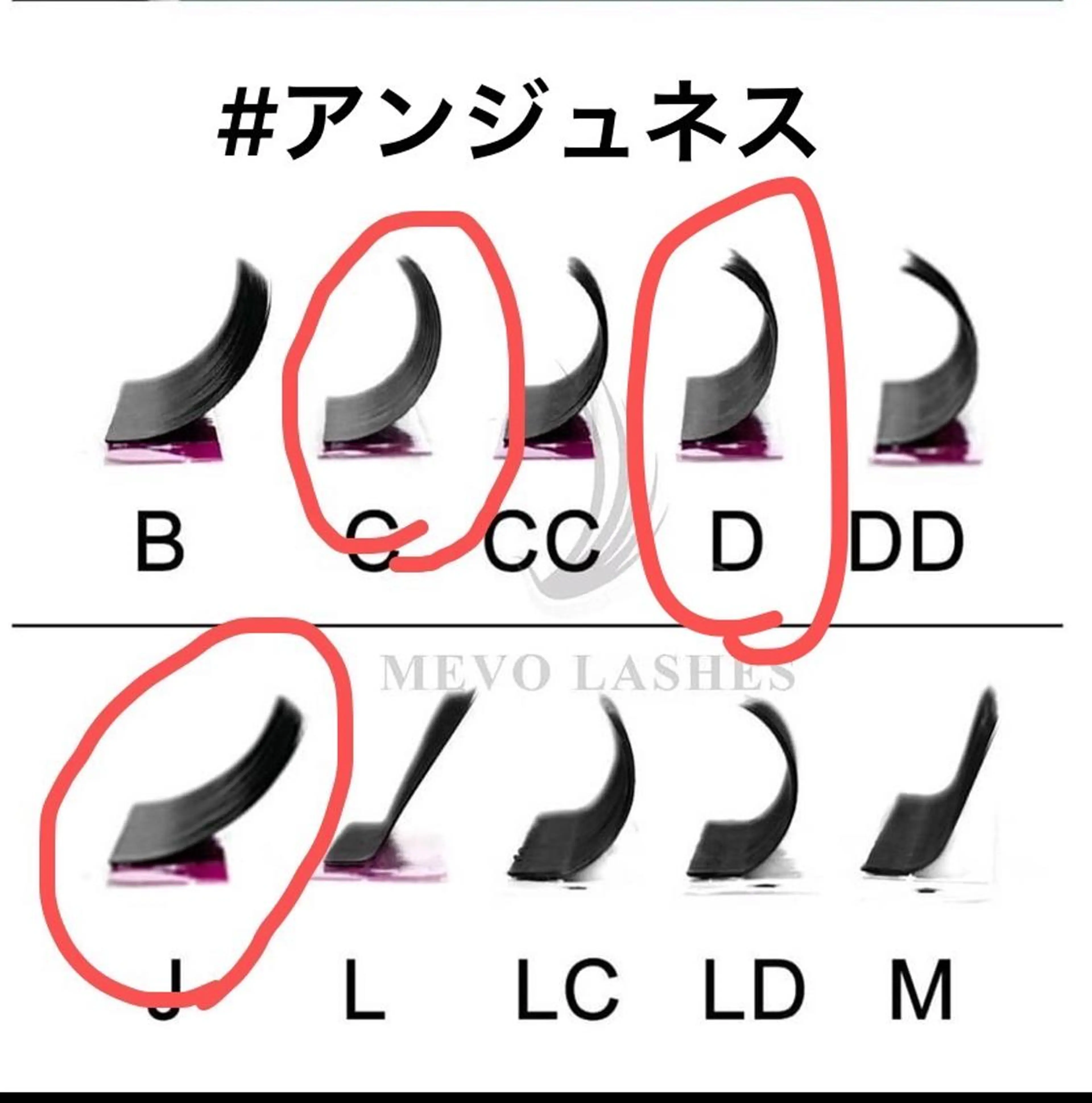 マツエク・マツパ アンジュベル アイラッシュサロンのマツエク・マツパデザイン