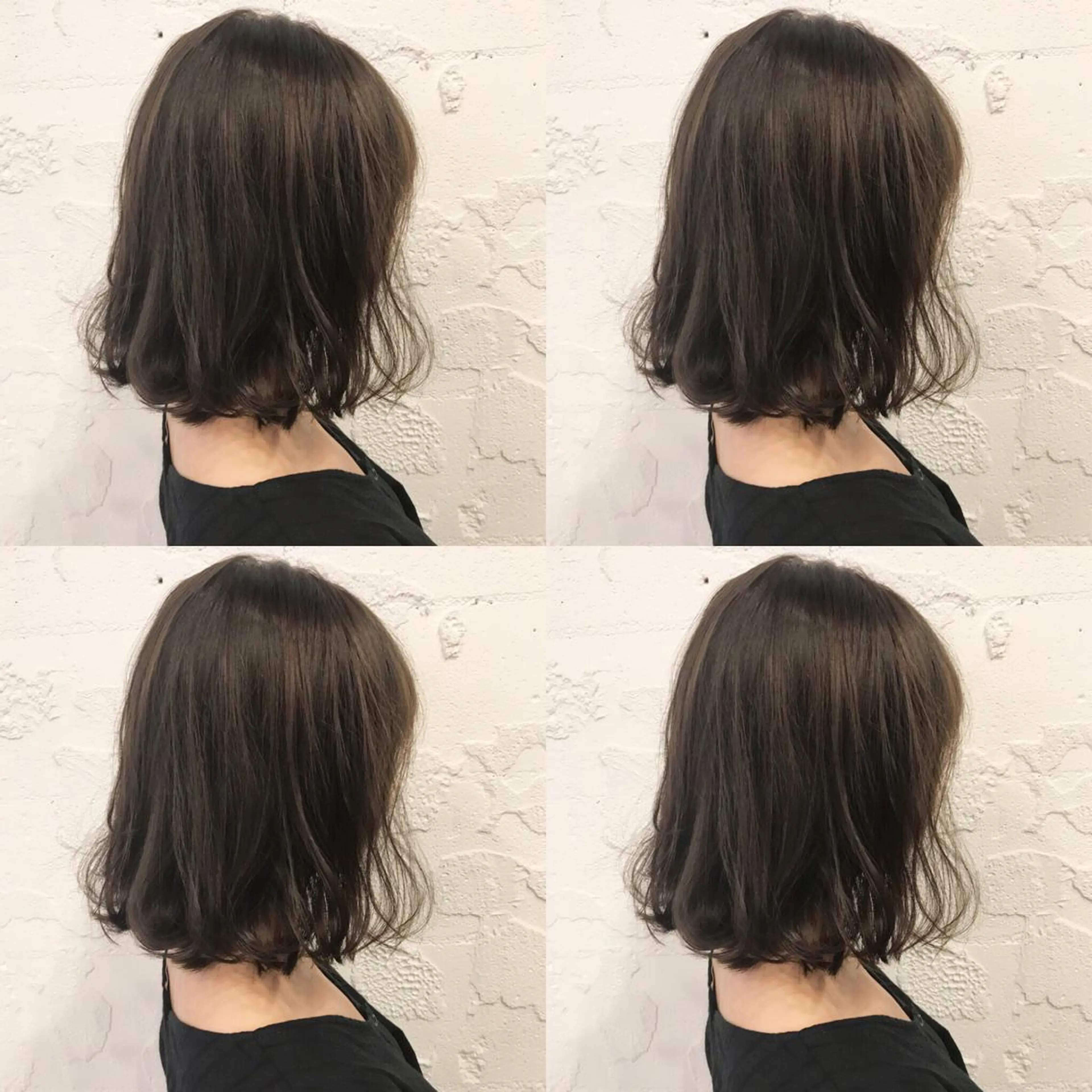 ミディアム カラー カット パーマ トリートメント 嶋佐 昌大 シマサマオのヘアスタイル