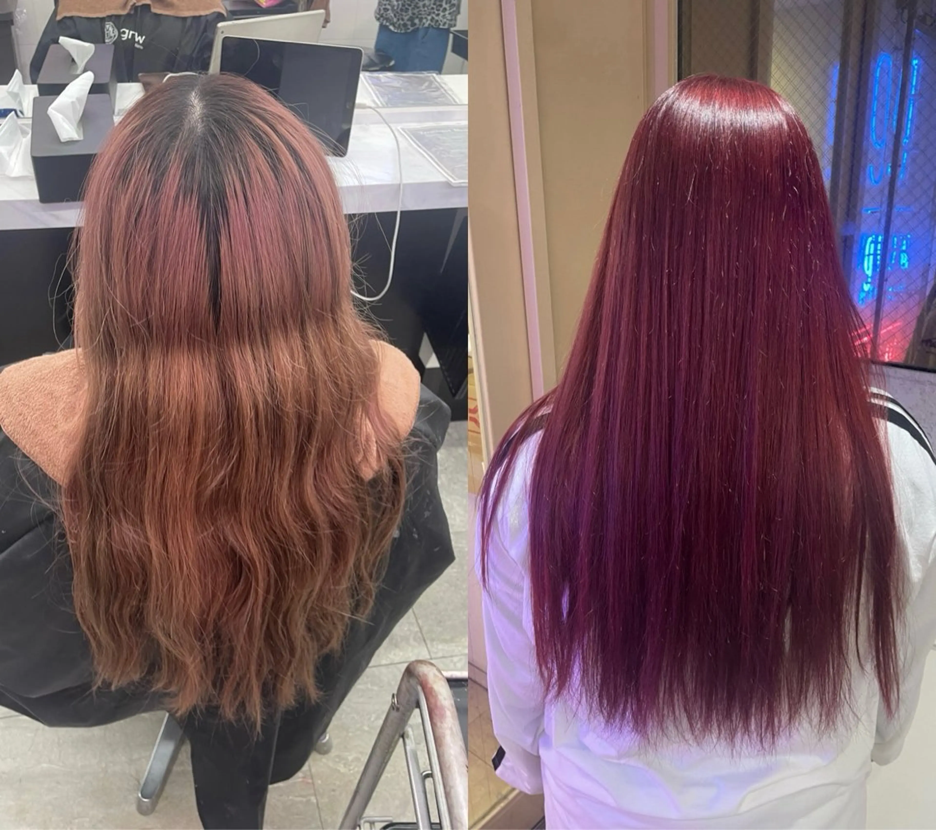 ロング ヘアカラー ハイトーンカラーエク ステ🌺RENA🌺のヘアスタイル