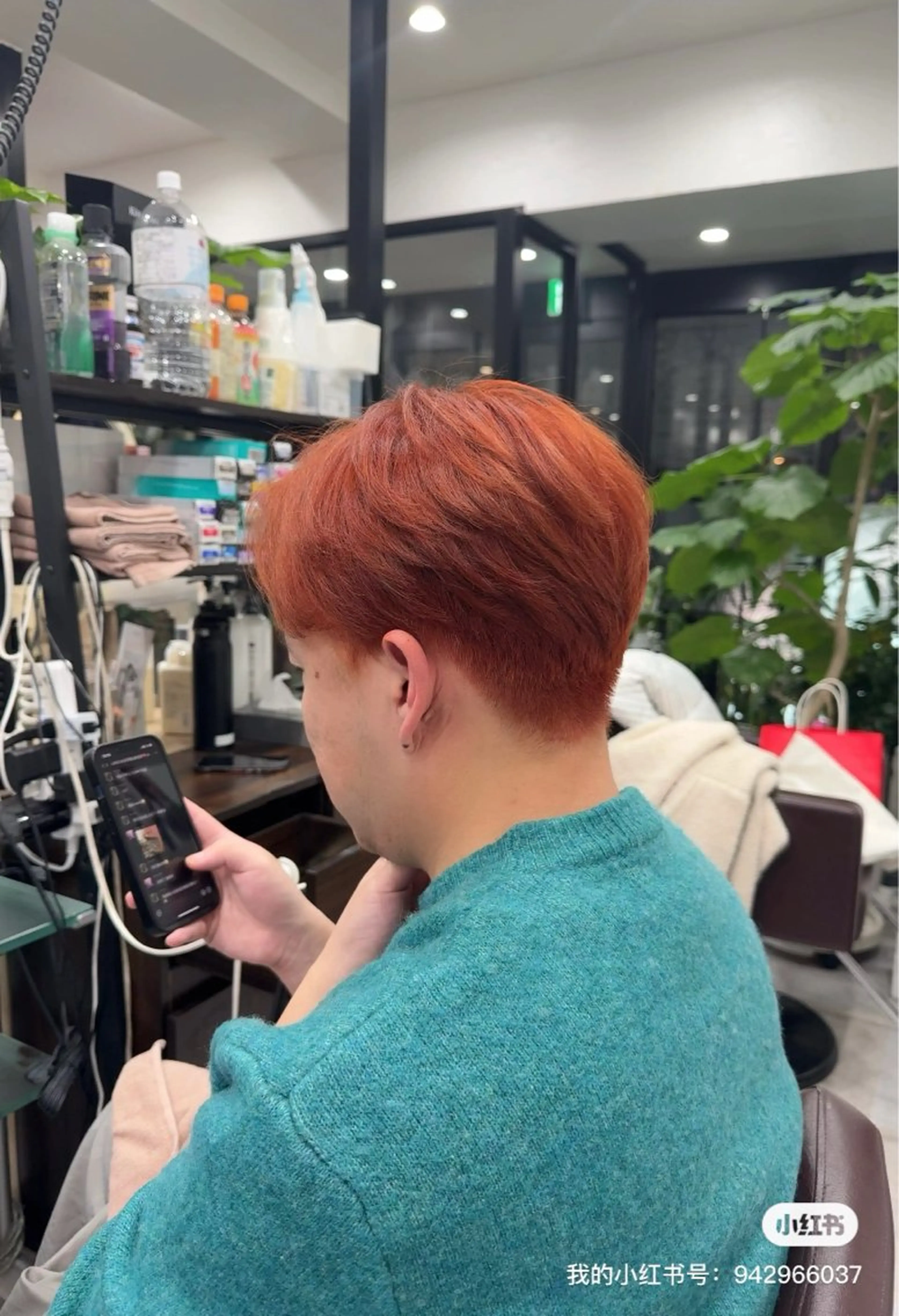 カラー メンズ パーマ/ブリーチ 新大久保/シンのヘアスタイル