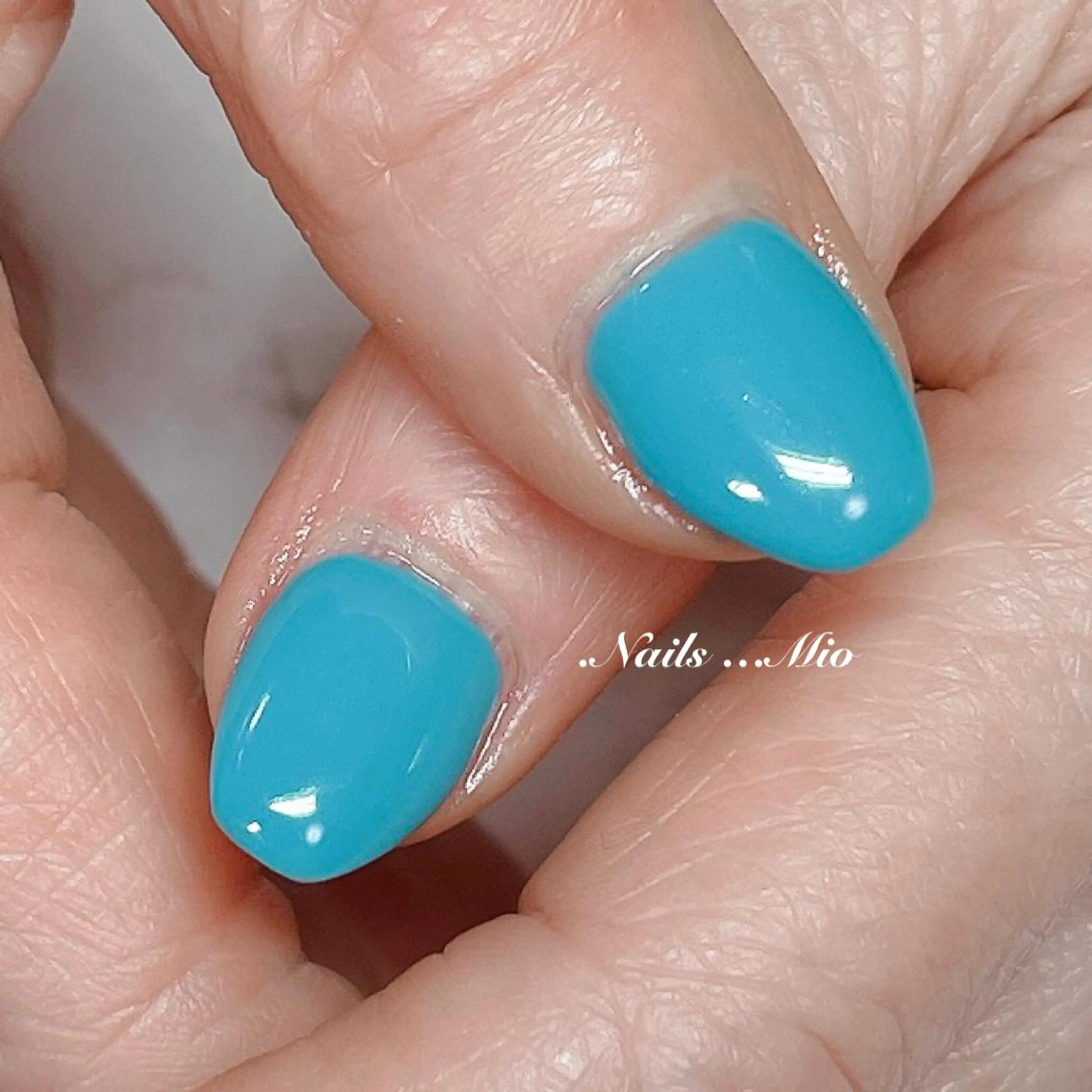 ネイル ジェルネイル ワンカラーネイル .Nails Mio 赤羽西ネイルサロンのネイルデザイン