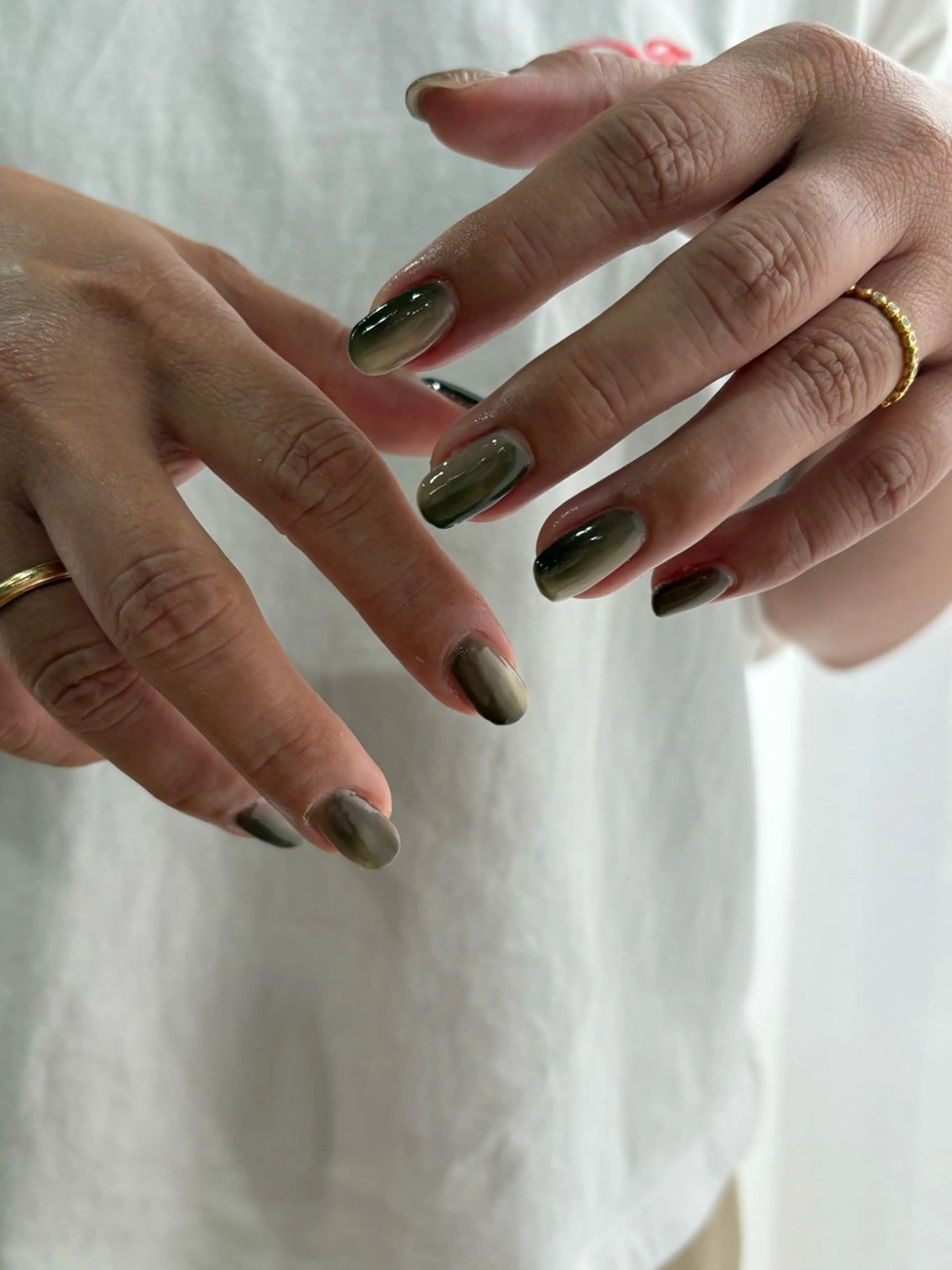 ネイル ニュアンスネイル シンプルネイル フットネイル sa ya...のネイルデザイン