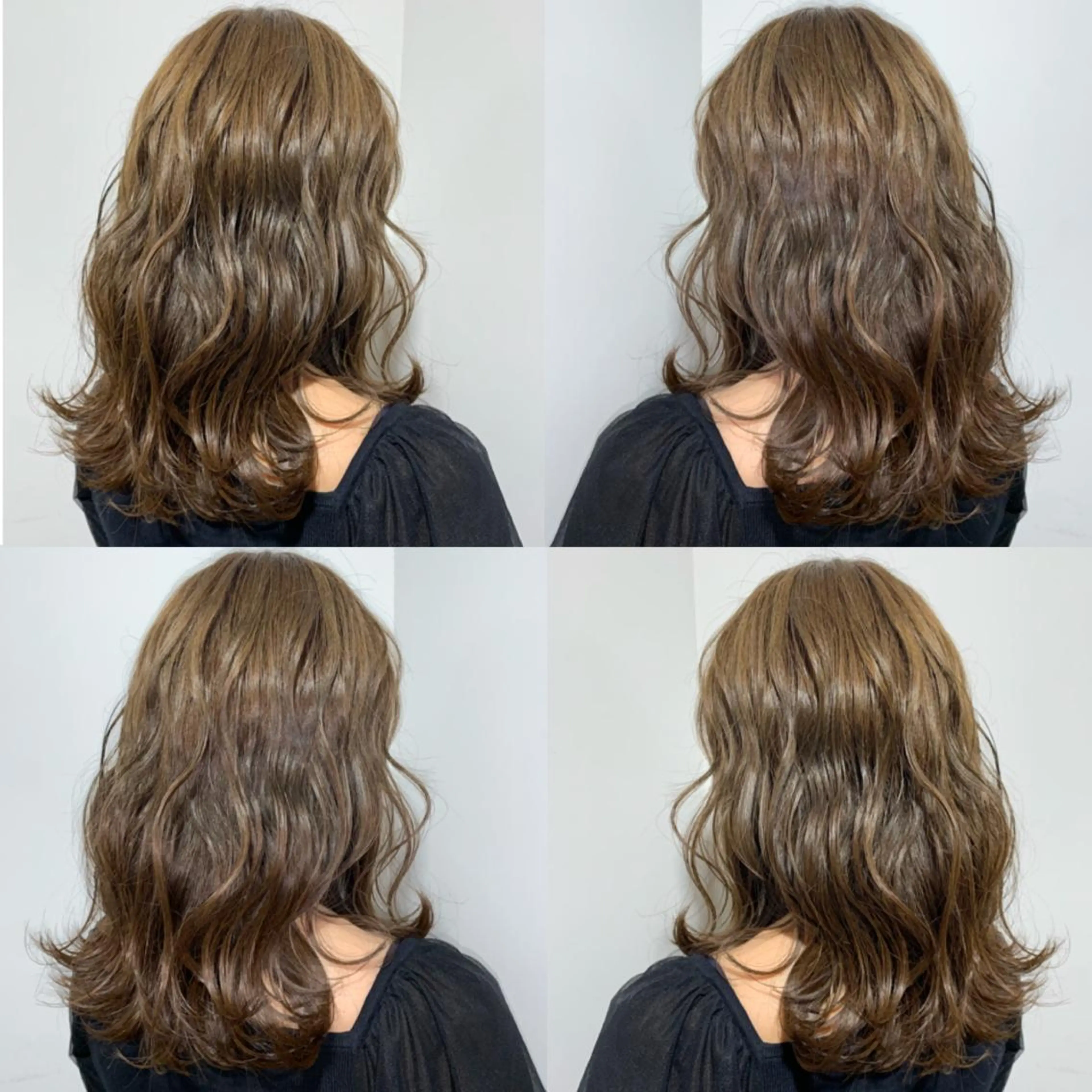 セミロング カラー もにか🌞原宿/渋谷 🌝ブリーチカラーのヘアスタイル