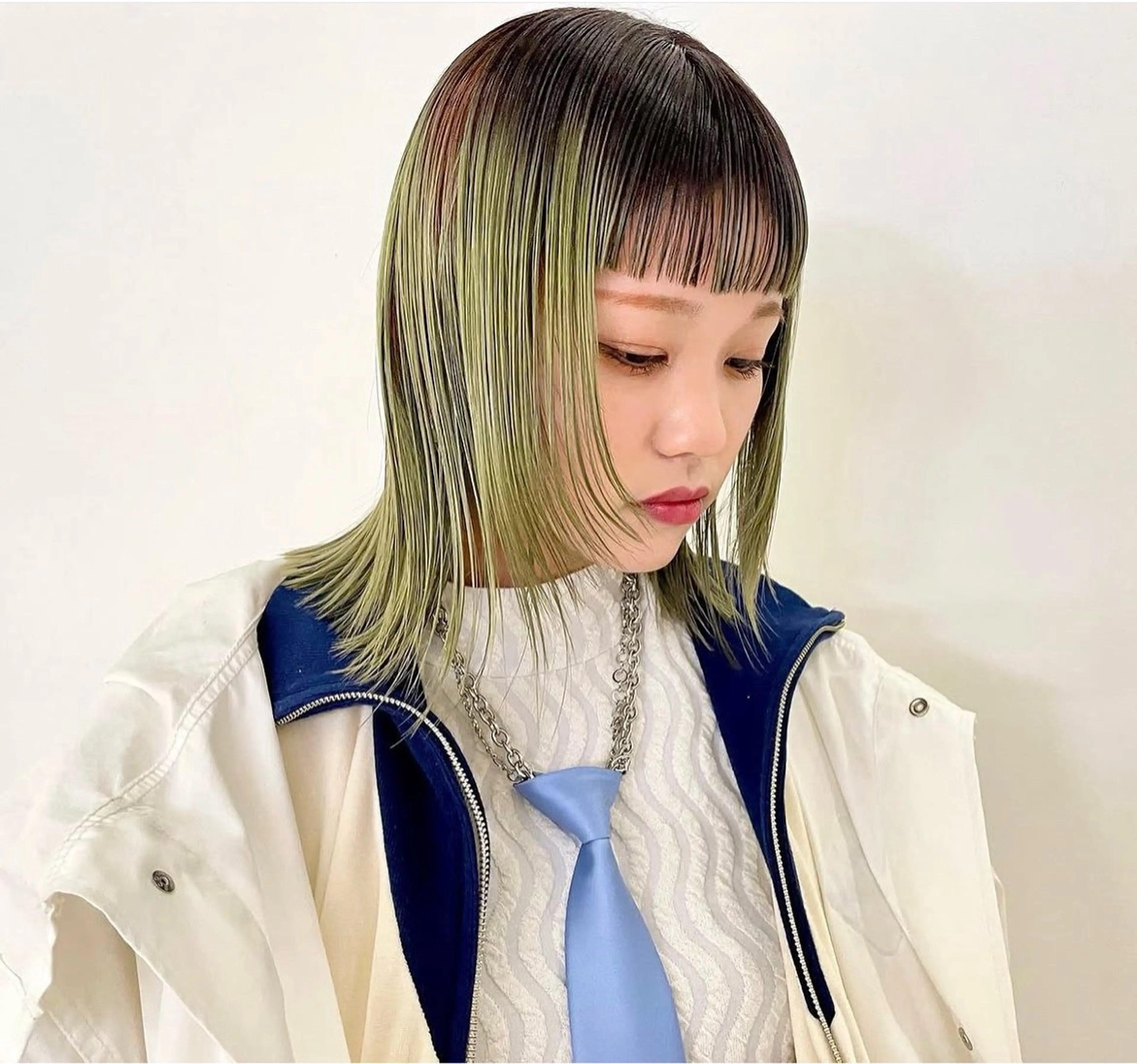 ミディアム カラー カット ヘアカラー トリートメント 透明感カラー/パーマ 🐈noe🐶のヘアスタイル