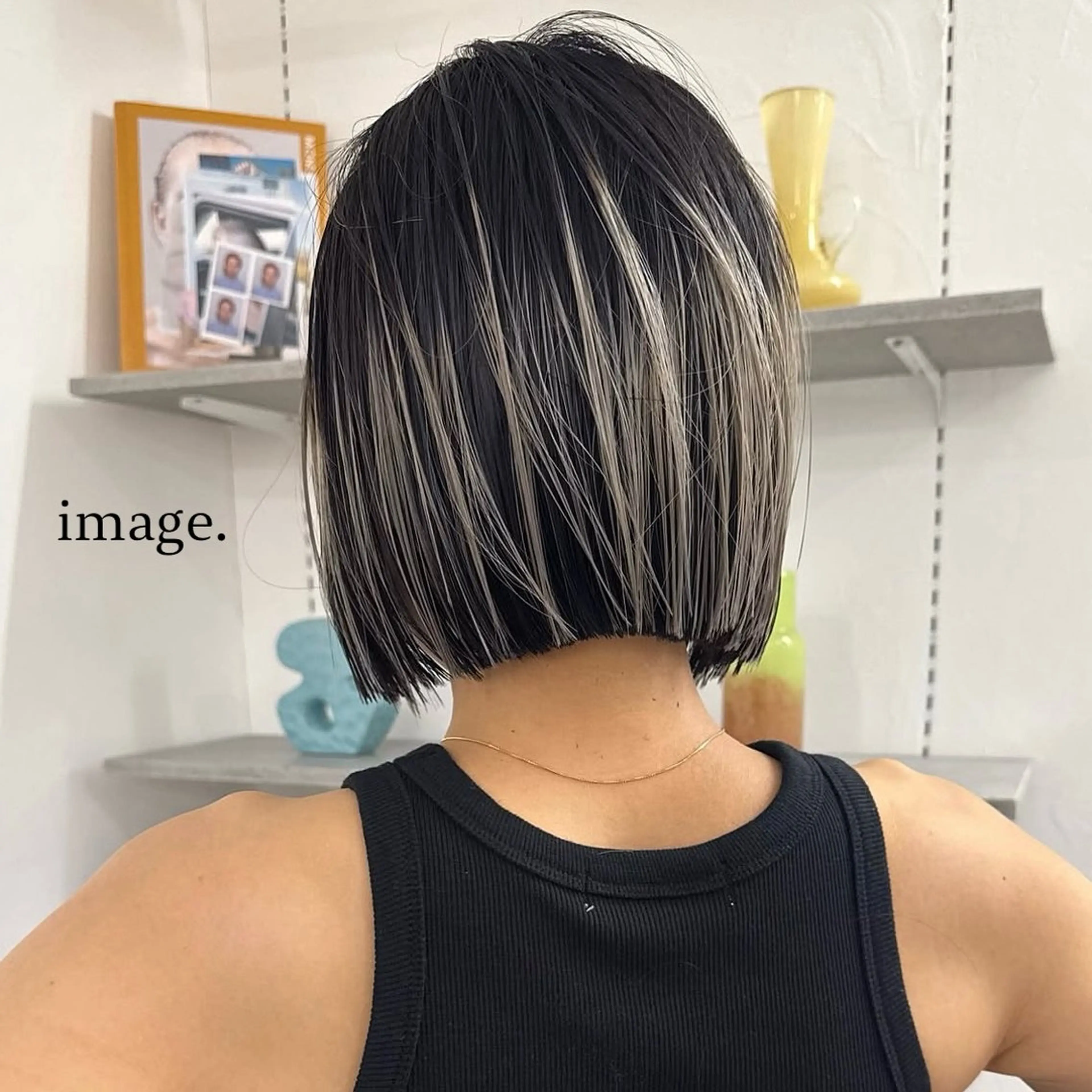 【ボブ限定】カット+プレイングカラー(ブリーチ込み)+トリートメントの写真