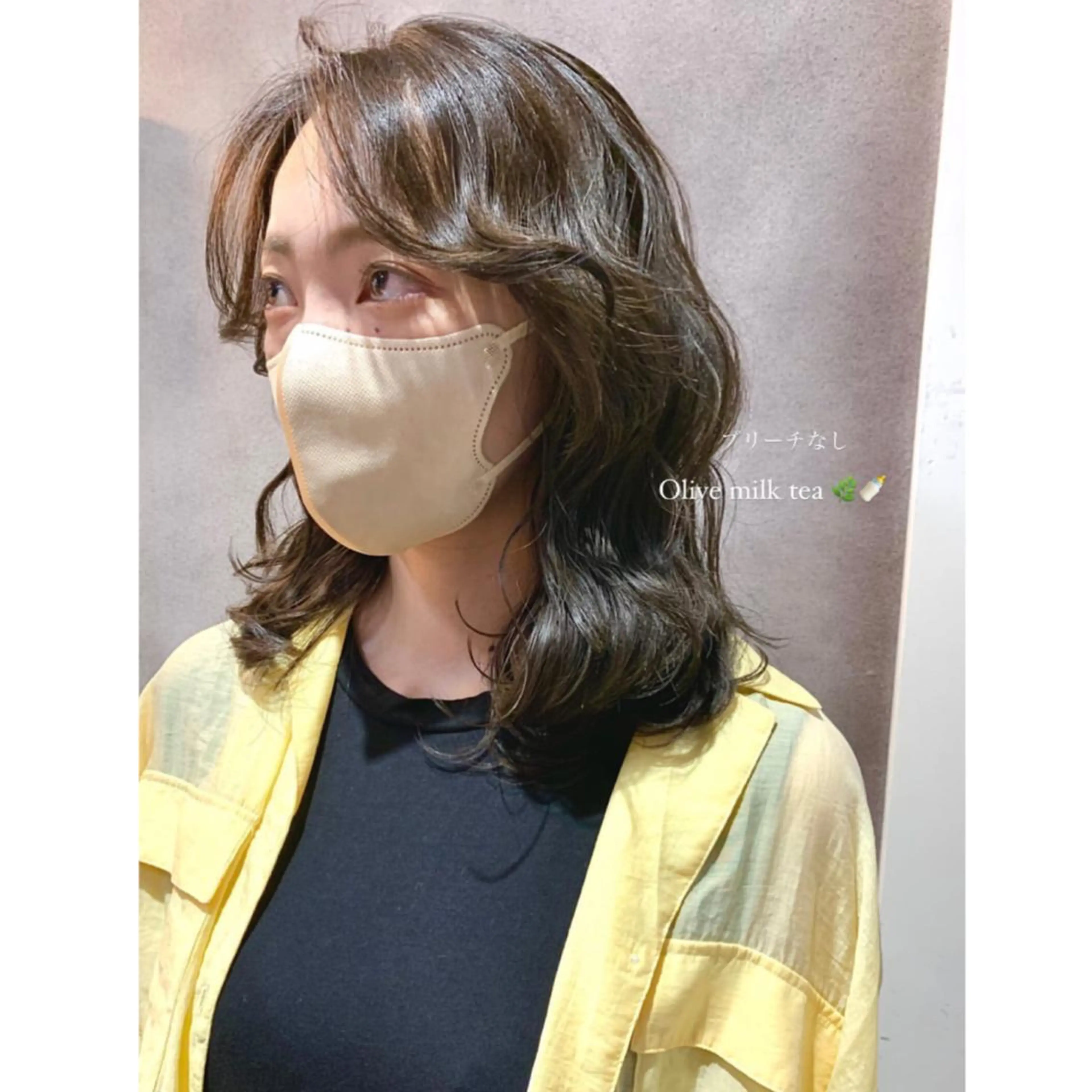 セミロング ヘアカラー トリートメント 🤍aimi🤍 ウルフ/韓国ヘアのヘアスタイル