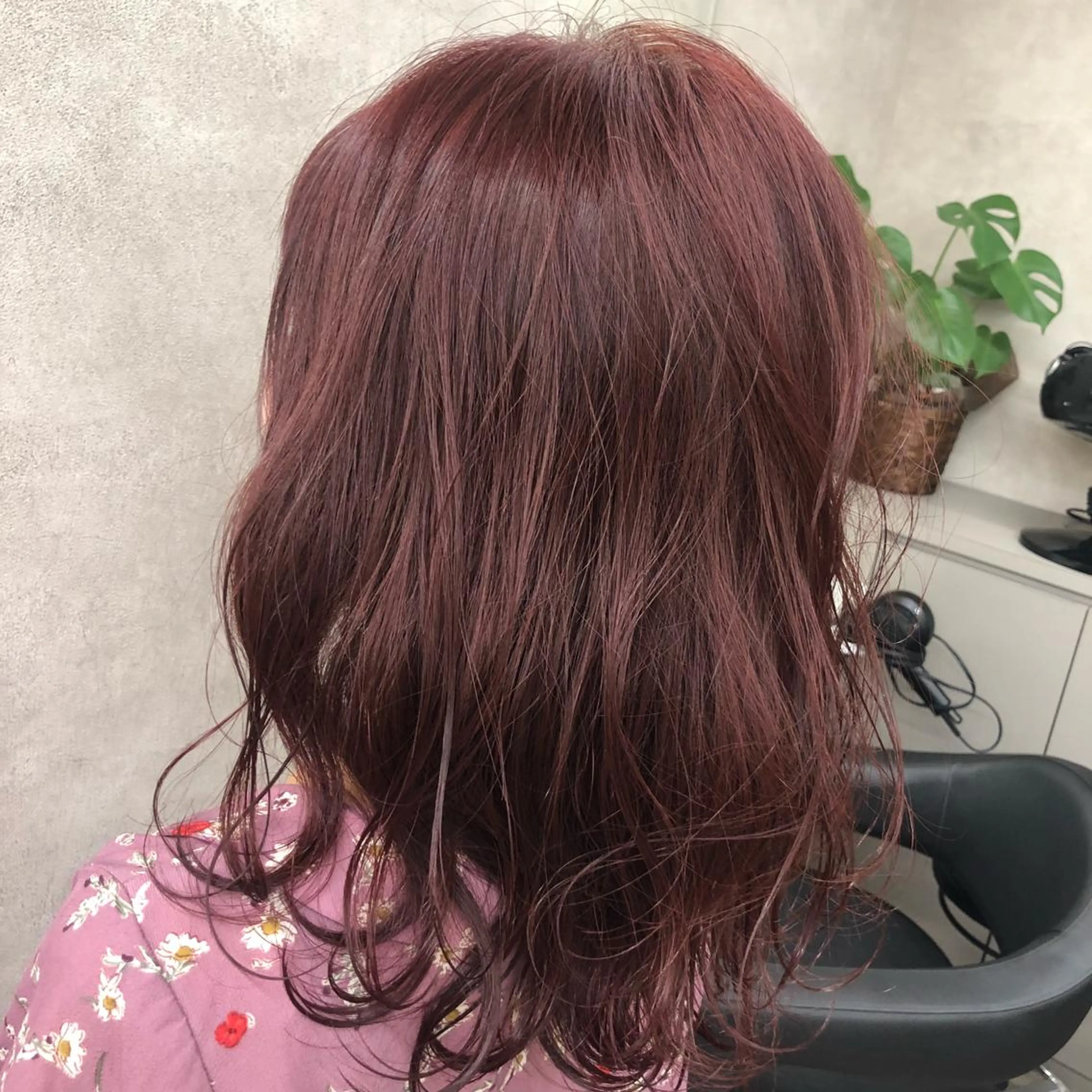 ミディアム カラー ヘアアレンジ ピンクカラー 美髪矯正/透明感カラ ー🫧YUUKI🫧のヘアスタイル