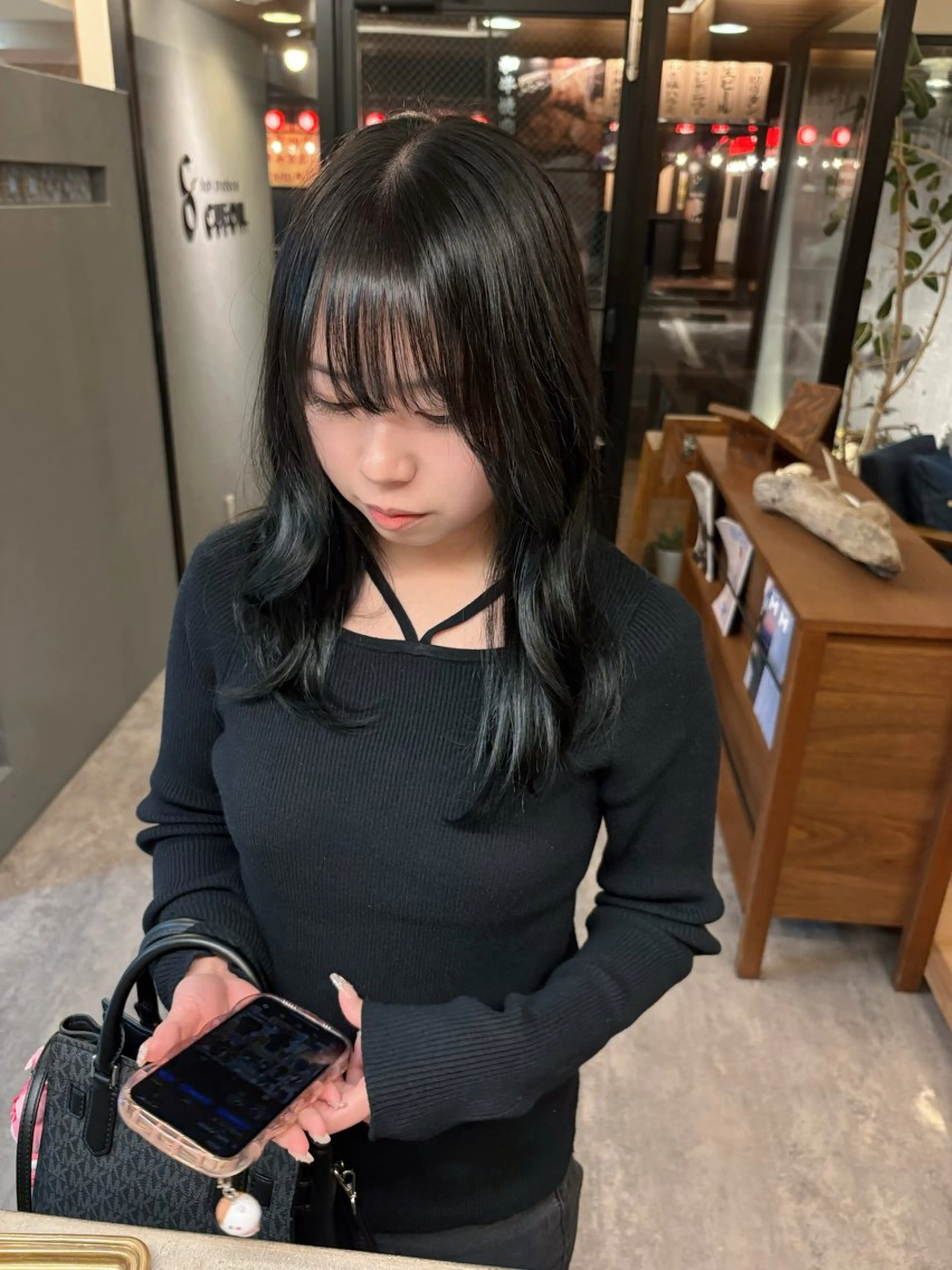 ミディアム カラー ヘアカラー CUEON./栁沼 光希のヘアスタイル