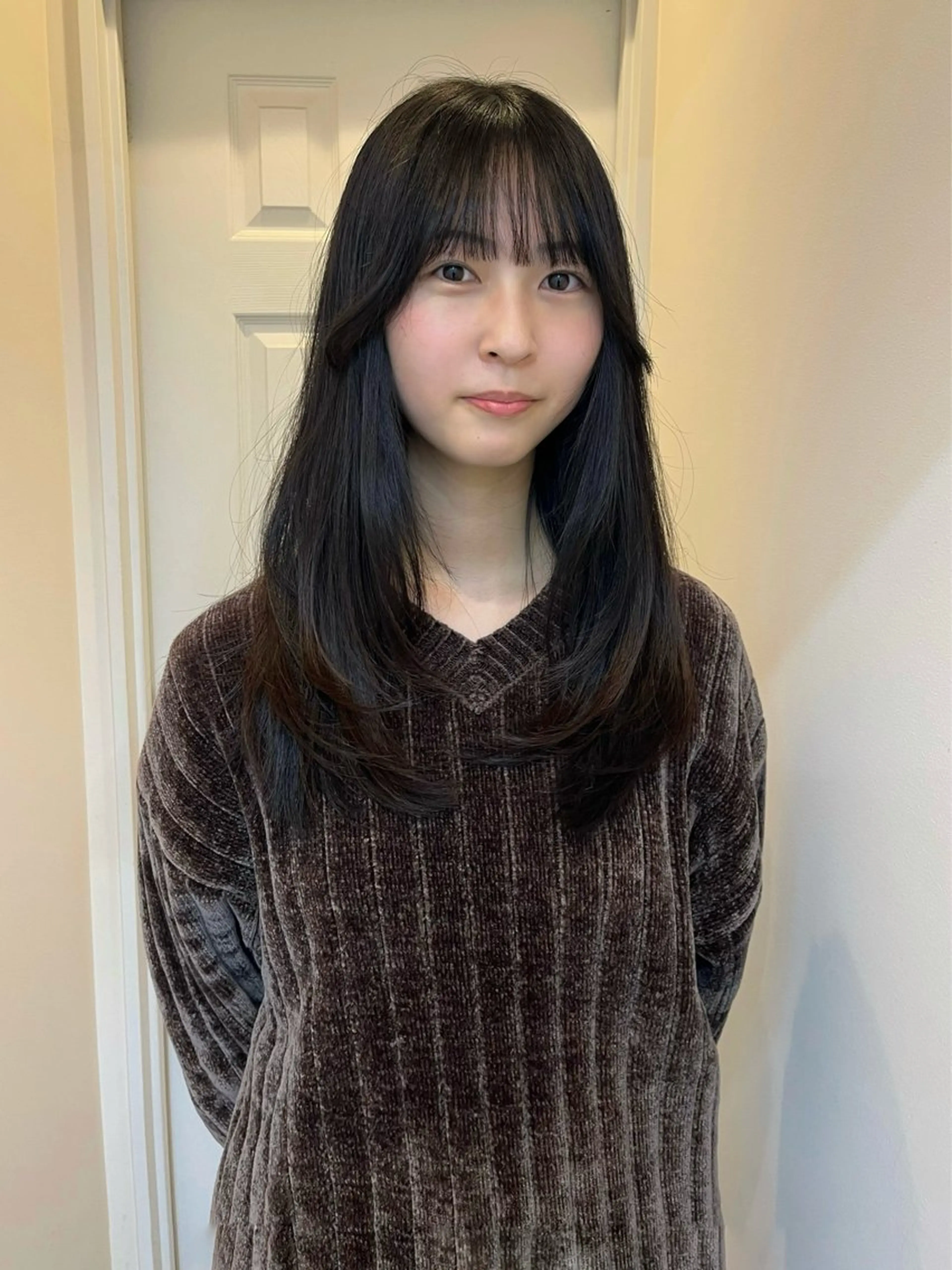 ロング カット yuka/ロング/ レイヤーカットモデルのヘアスタイル