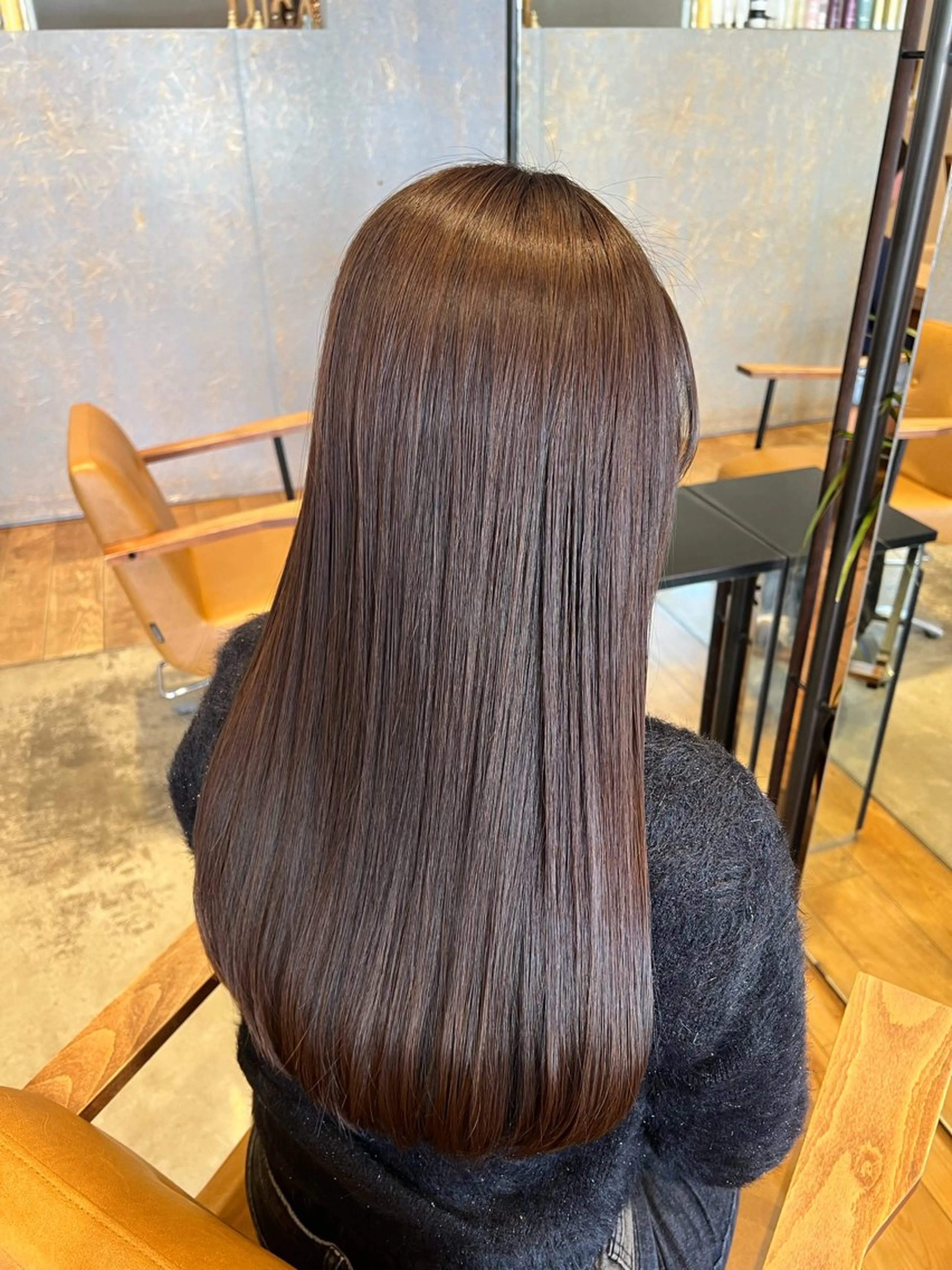 ロング 学生 ヘアカラー 山田 恭華 /縮毛矯正のヘアスタイル