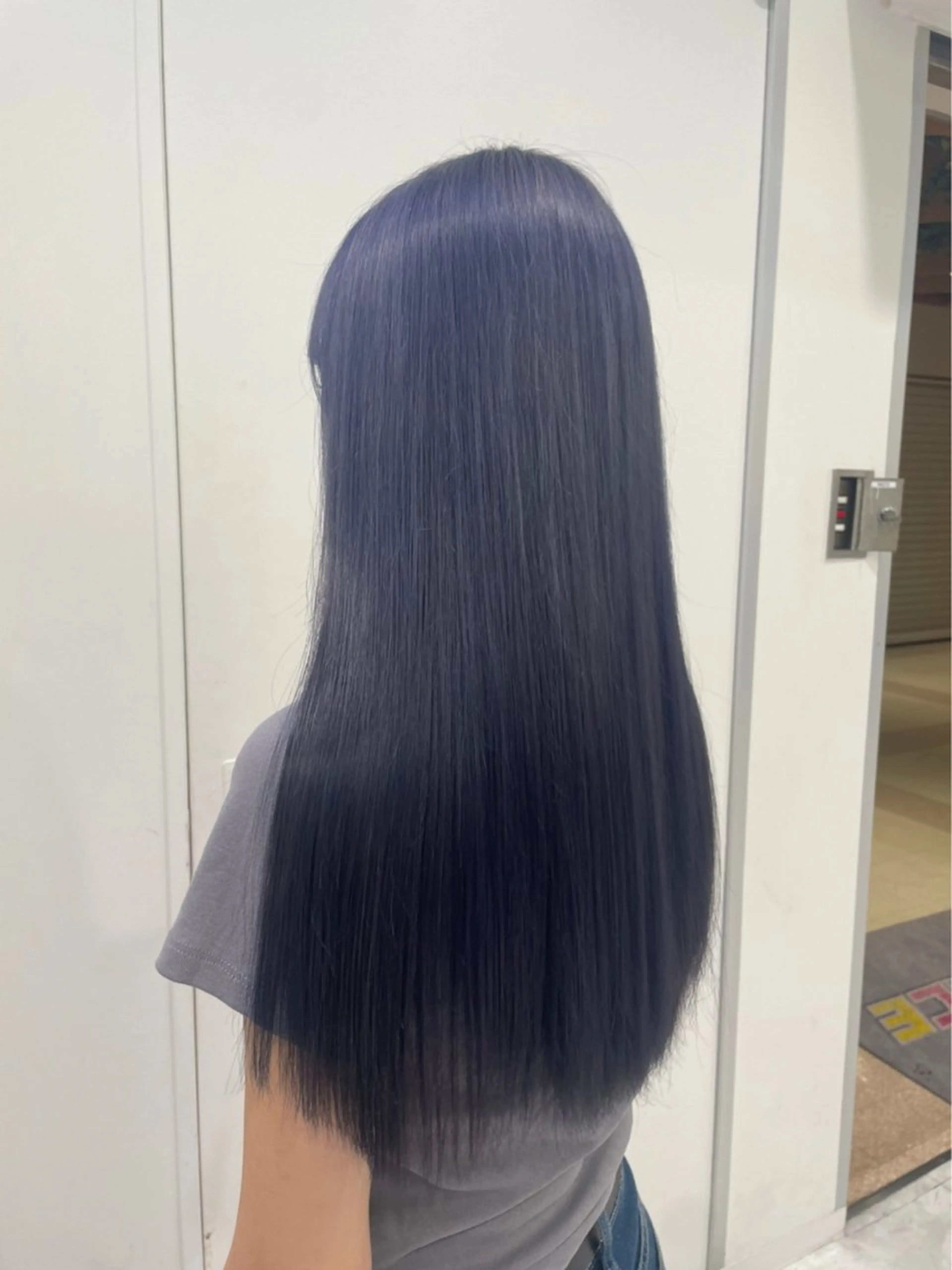 ロング カラー ブルーカラー ヘアカラー 💖トレンド春夏 カラー💖FUTAのヘアスタイル