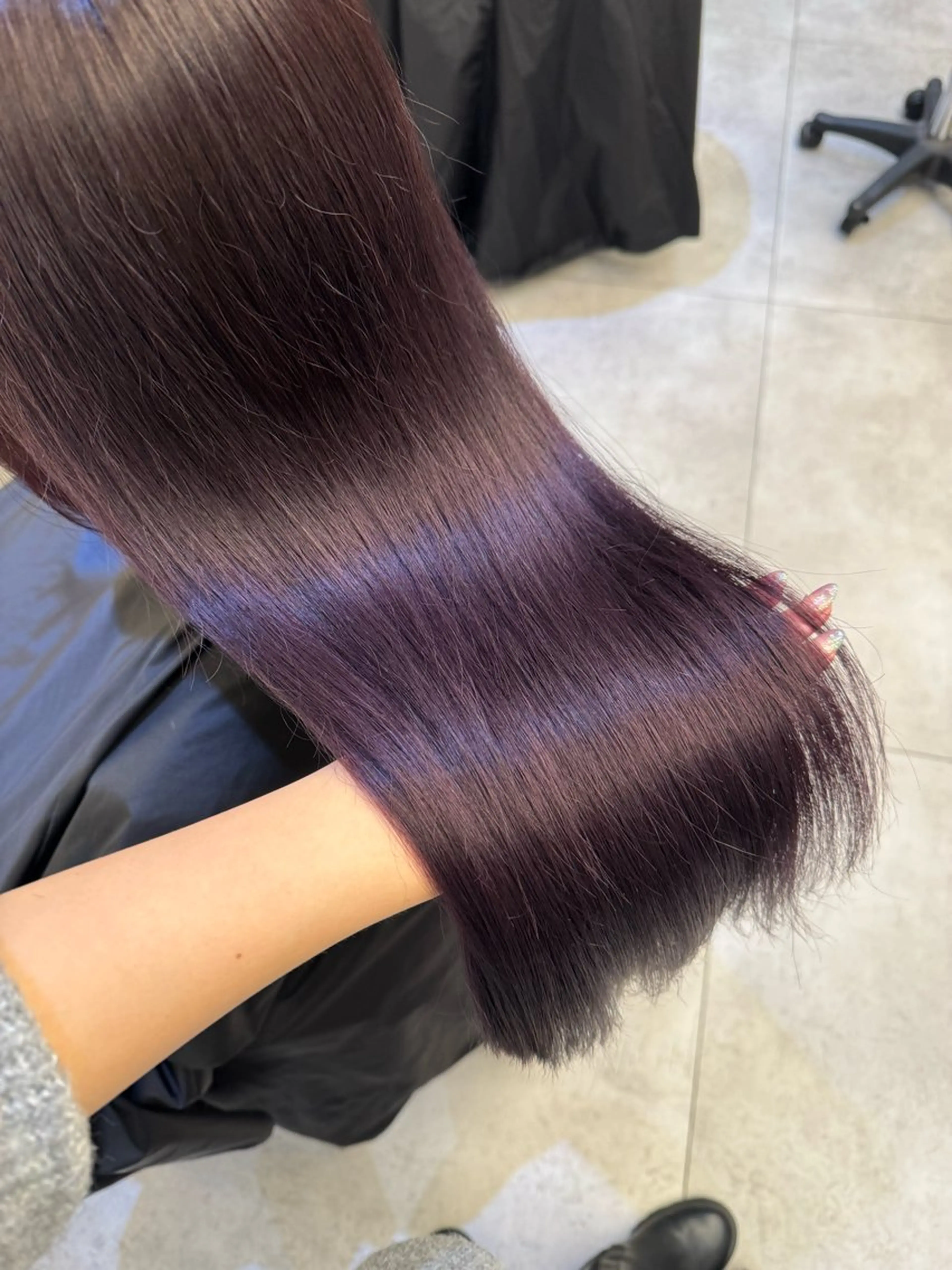 ロング カラー カット ヘアカラー トリートメント 渋谷で叶う美髪❤ ◎NATSUKI🤍のヘアスタイル