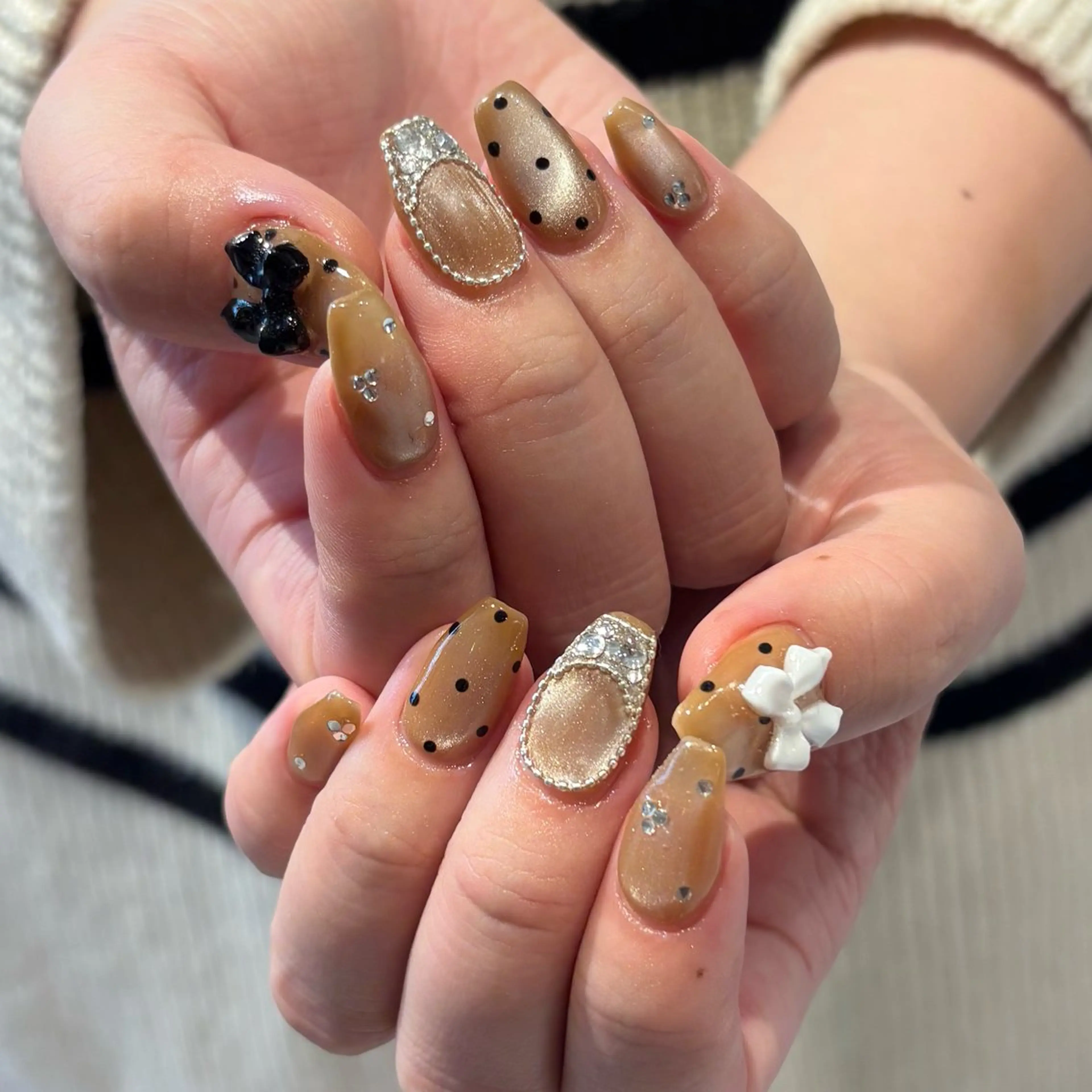 ネイル ガーリーネイル hiroka🩰🎀のネイルデザイン