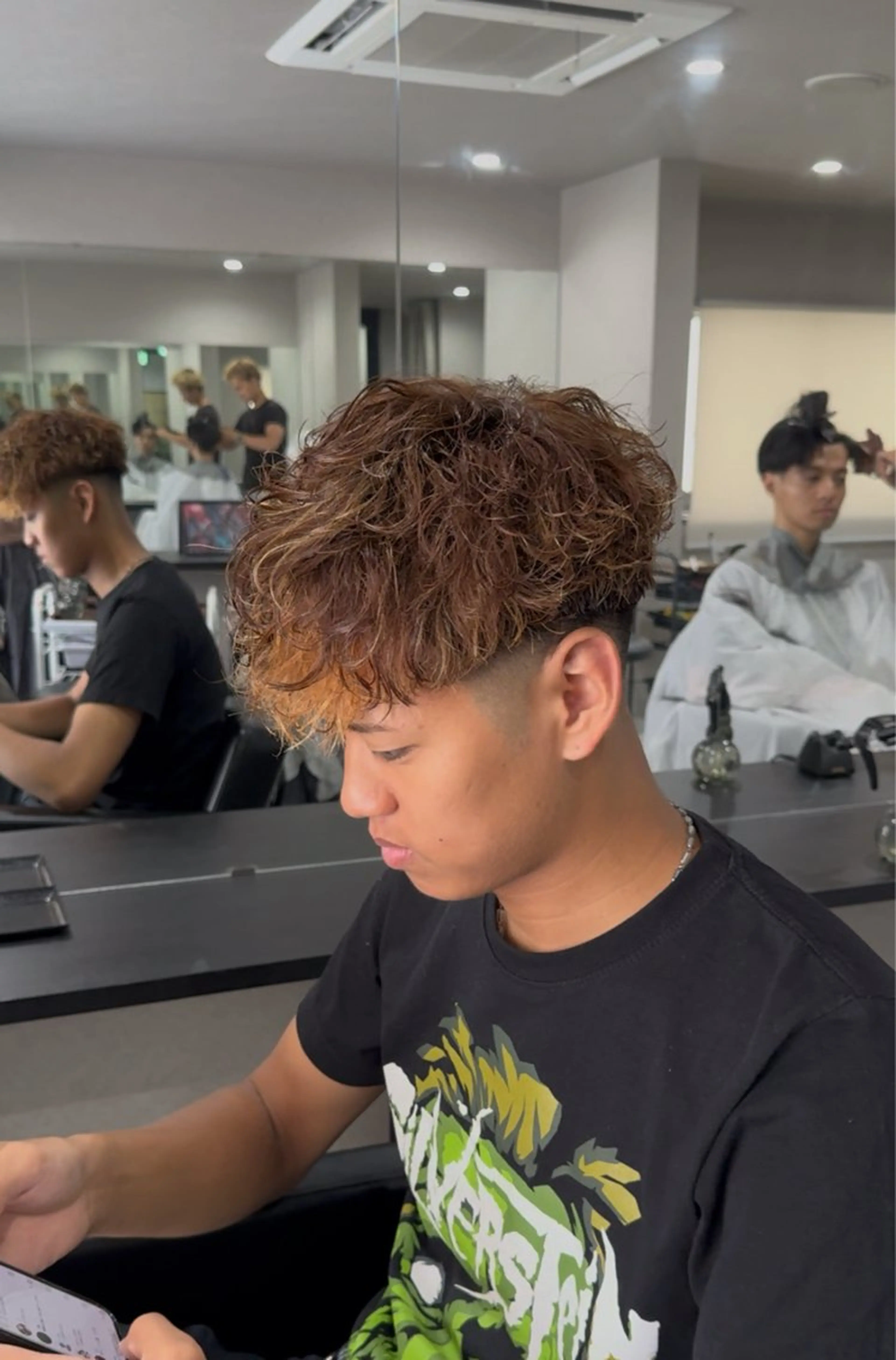 カラー パーマ メンズ 川居大翔 /京都メンズ美容師のヘアスタイル