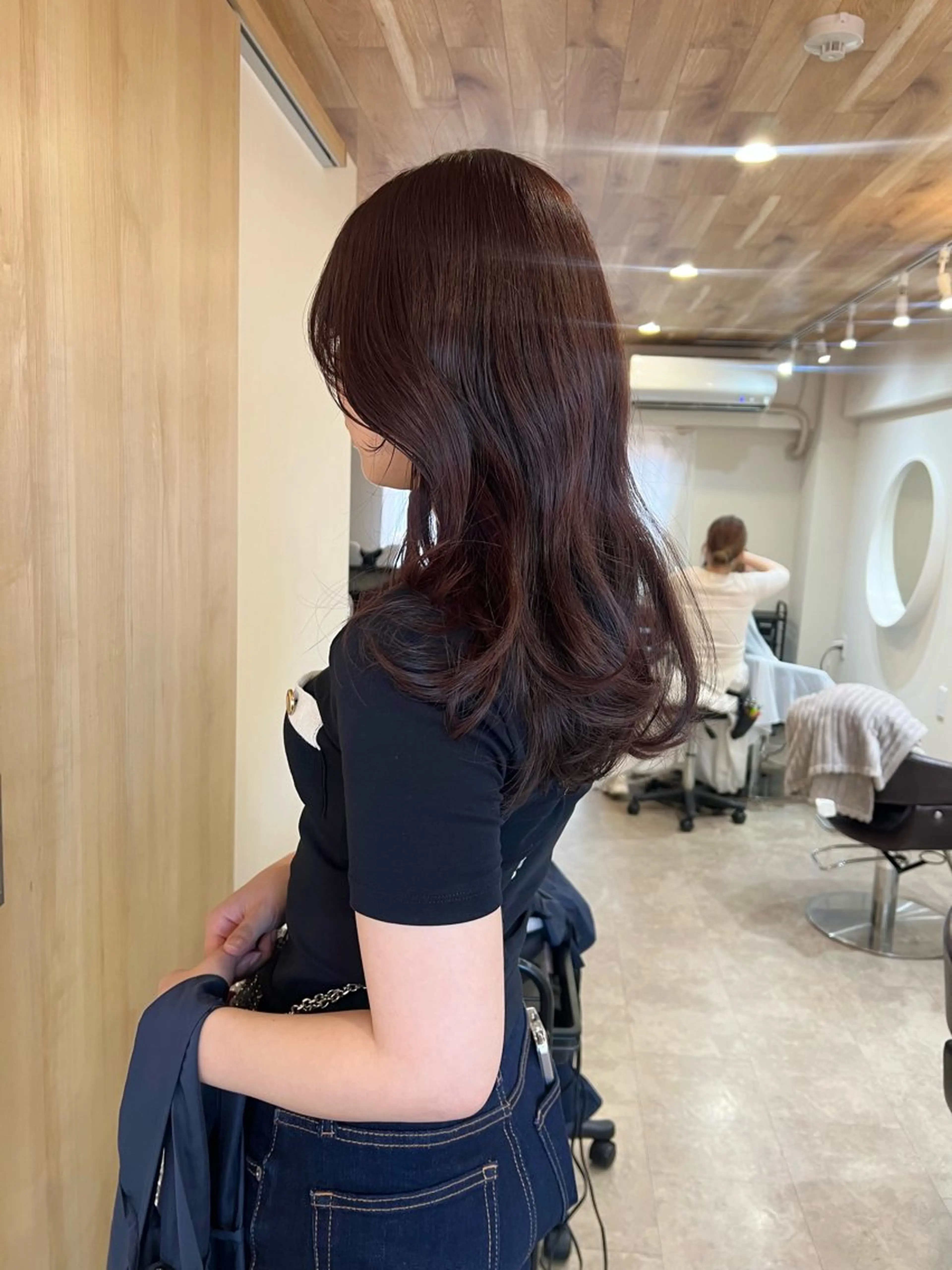 ロング カラー ブラウンカラー ラベンダーカラー カット ヘアカラー トリートメント トレンドと似合わせ/ マンツーマン/西上楓のヘアスタイル