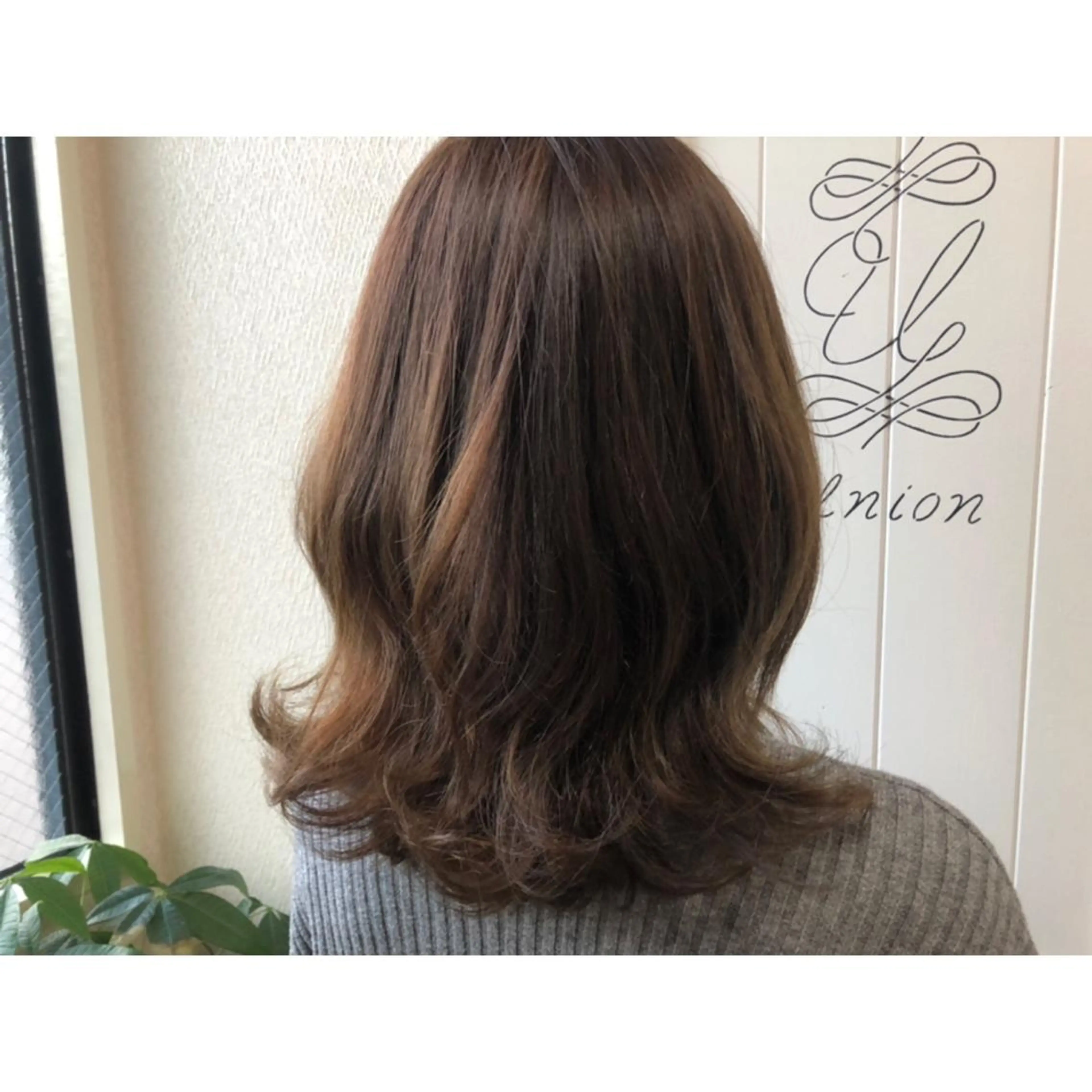 ミディアム カラー ベージュカラー ヌーディベージュ 江上拓郎/ショート /酸性ストレートのヘアスタイル