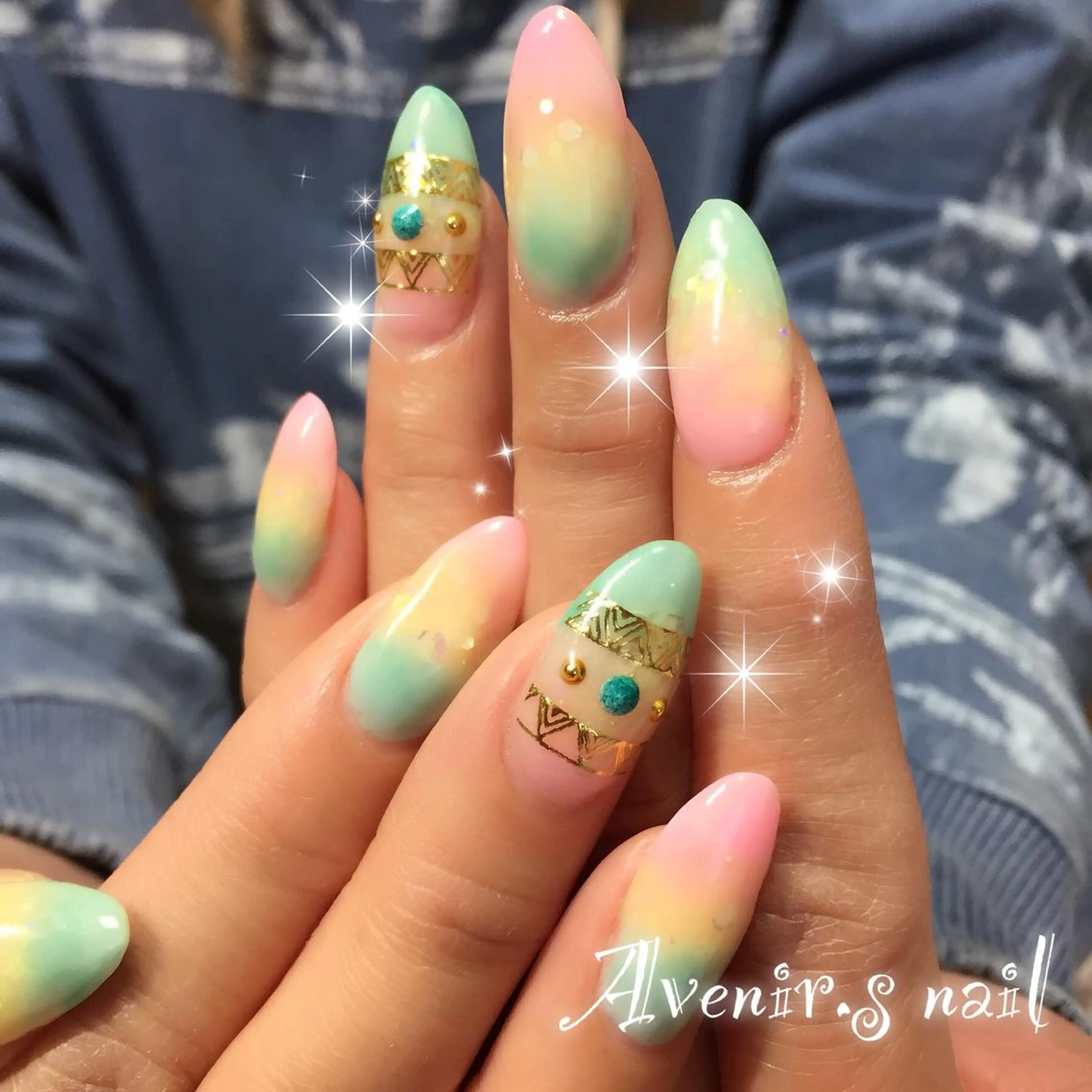 ネイル スカルプネイル Home Salon Avenir.のネイルデザイン