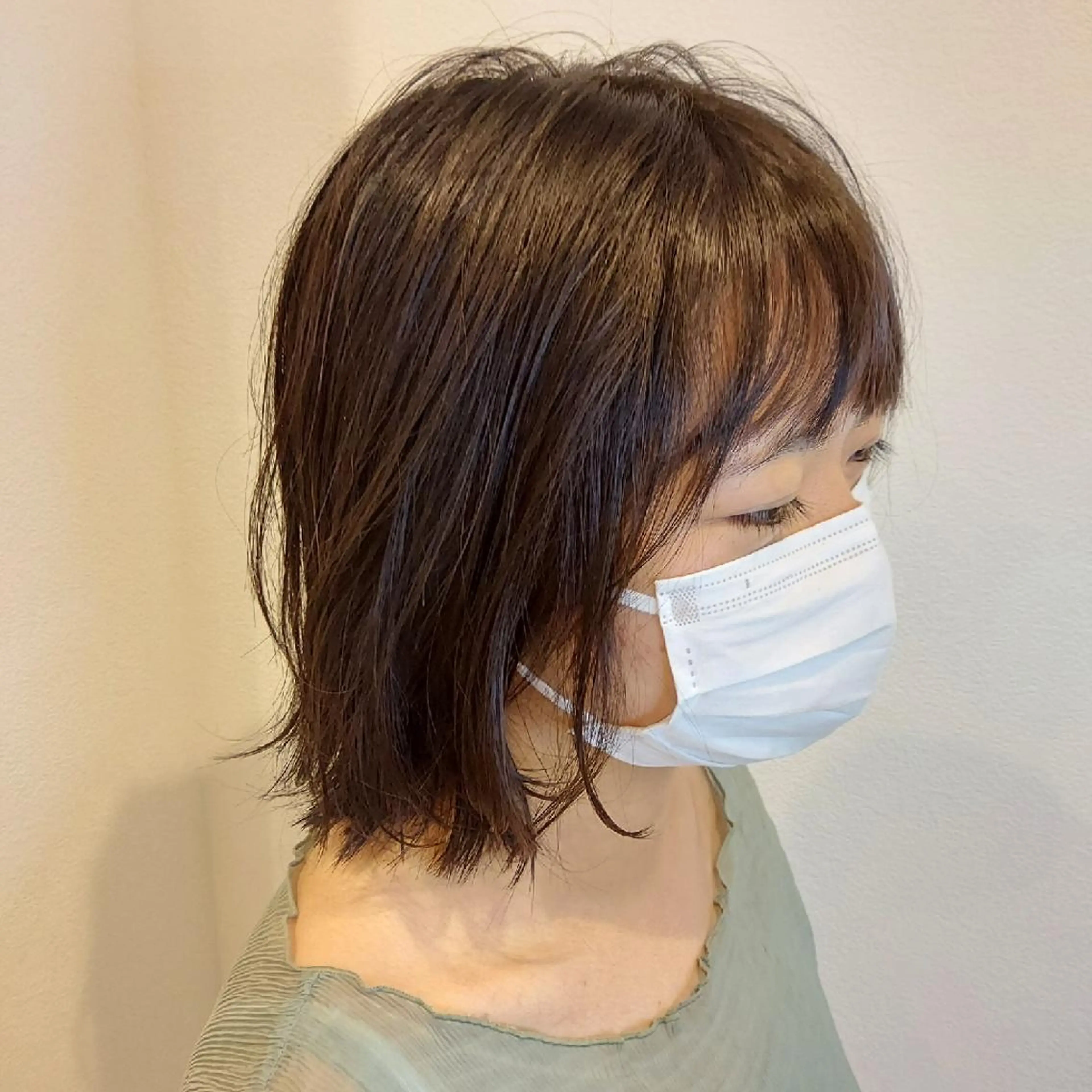 ミディアム ボブ 大橋 弘一のヘアスタイル