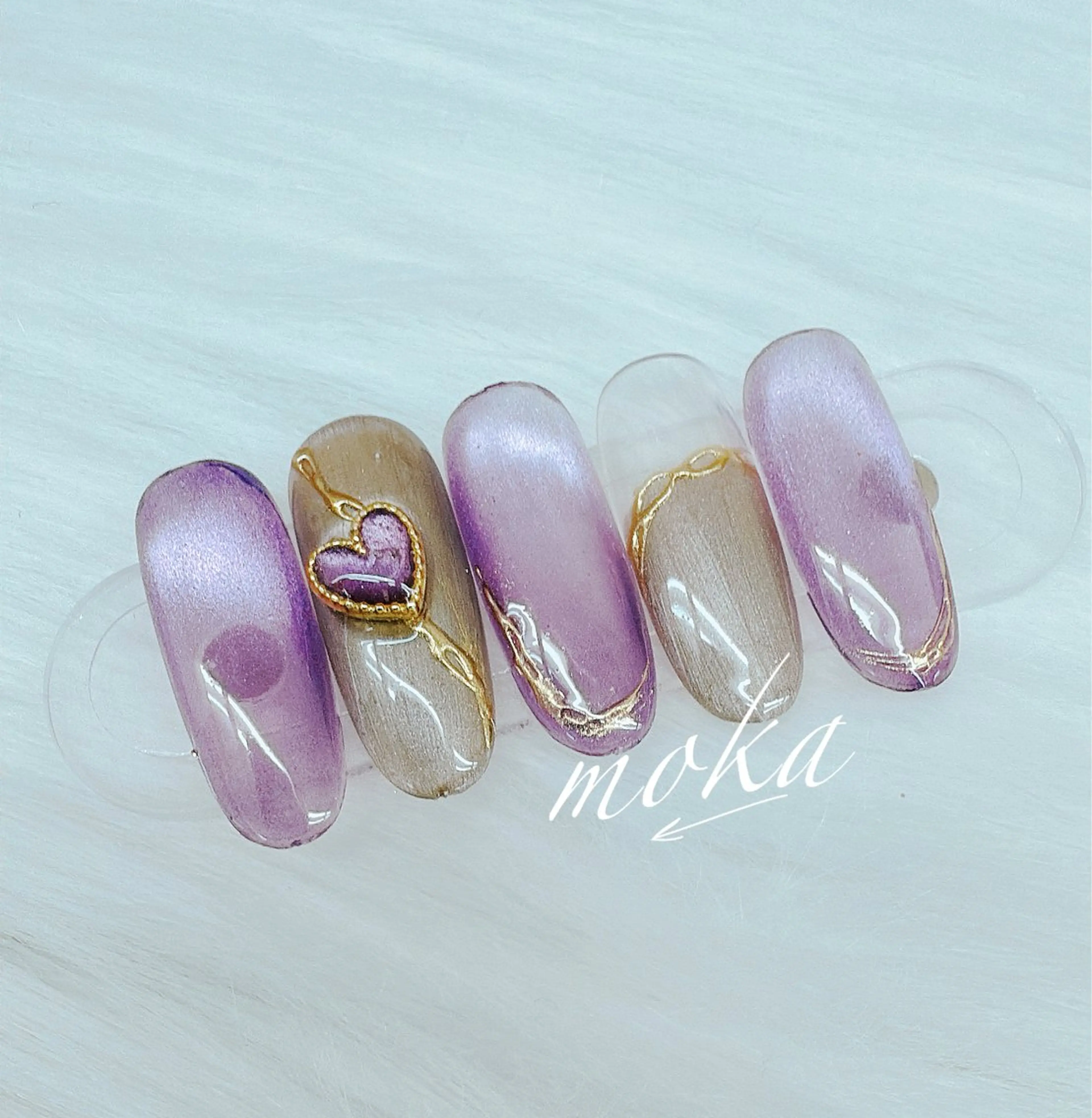 ネイル 胡蝶蘭レディースサロ ンNailMOKAのネイルデザイン