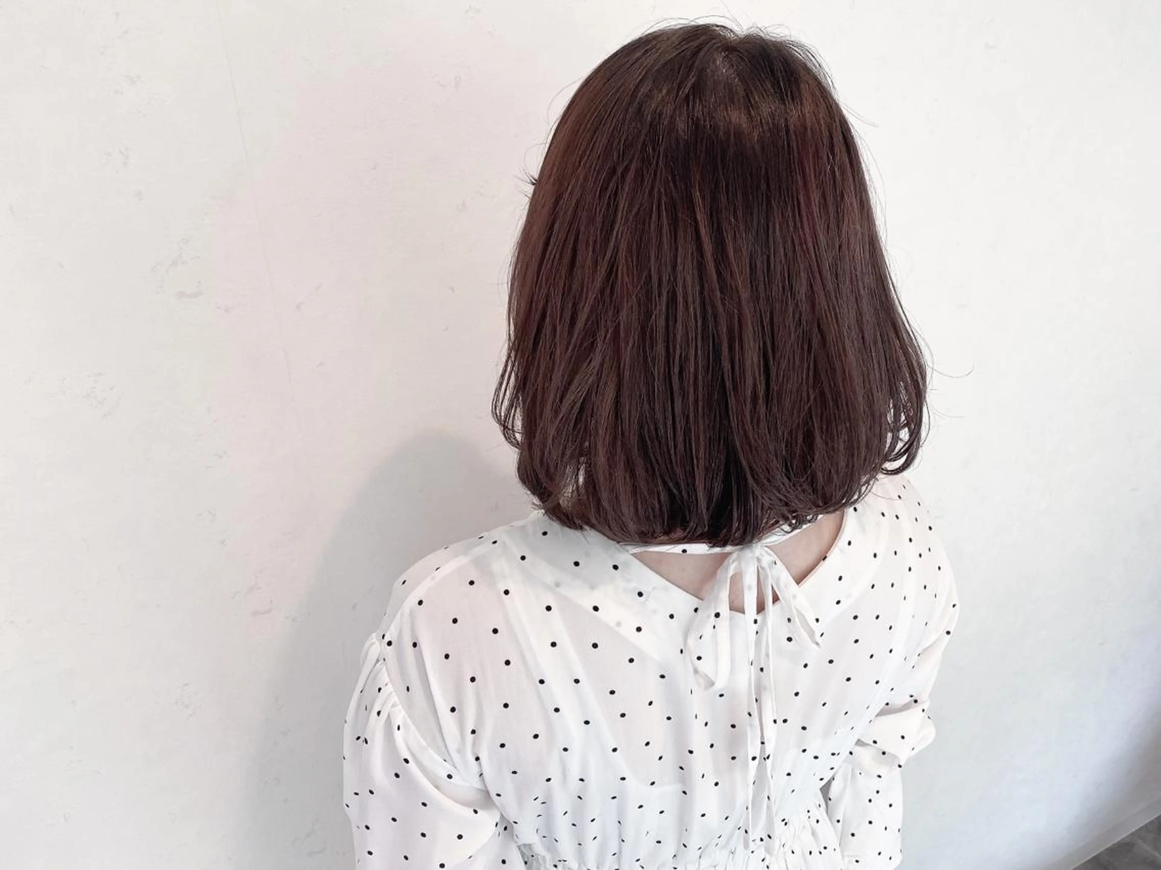 ミディアム カラー 伊藤 さやかのヘアスタイル