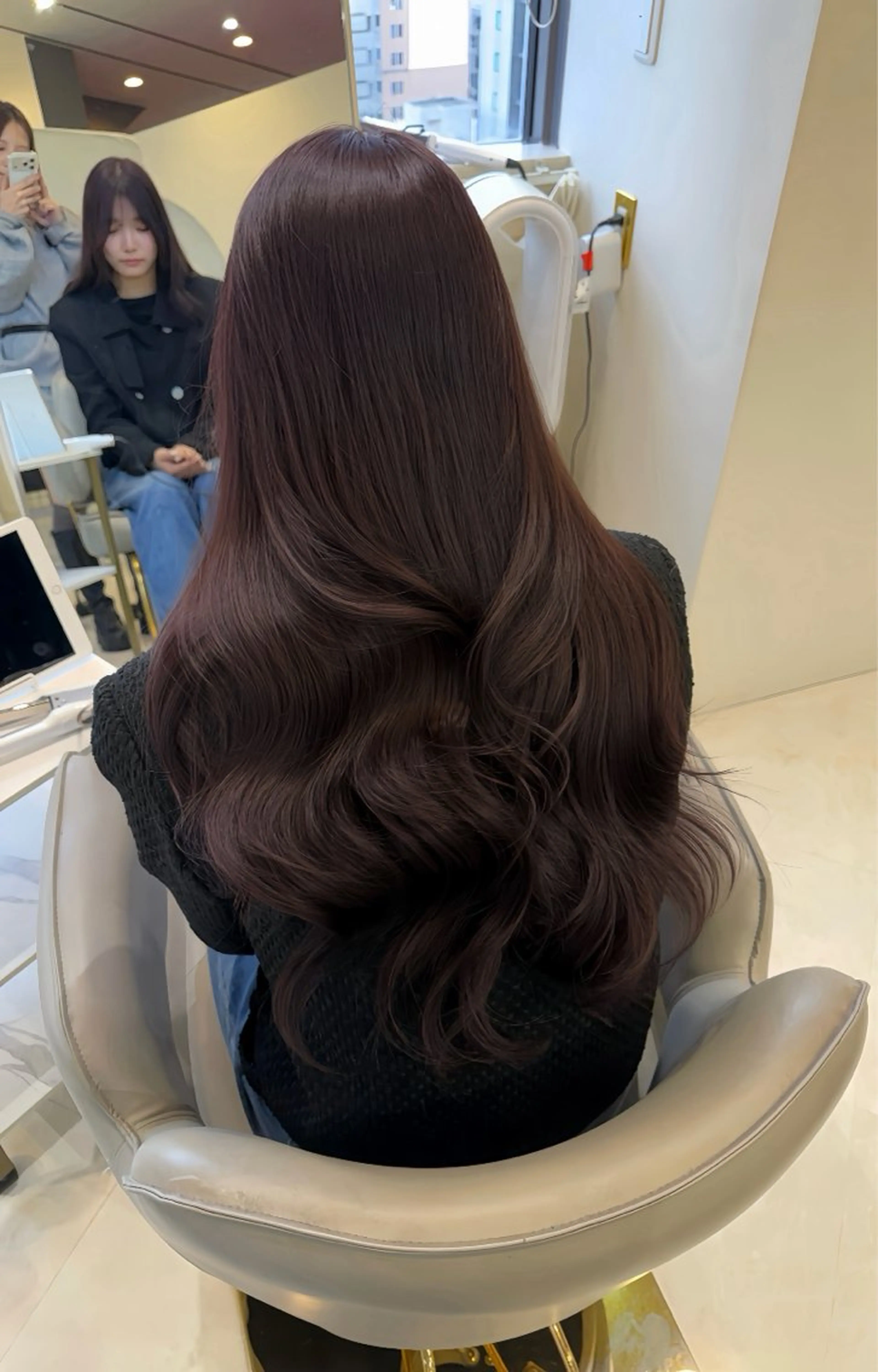 ロング カラー 透明感カラー 梅田/透明感カラー ／レイヤー🤍カンのヘアスタイル