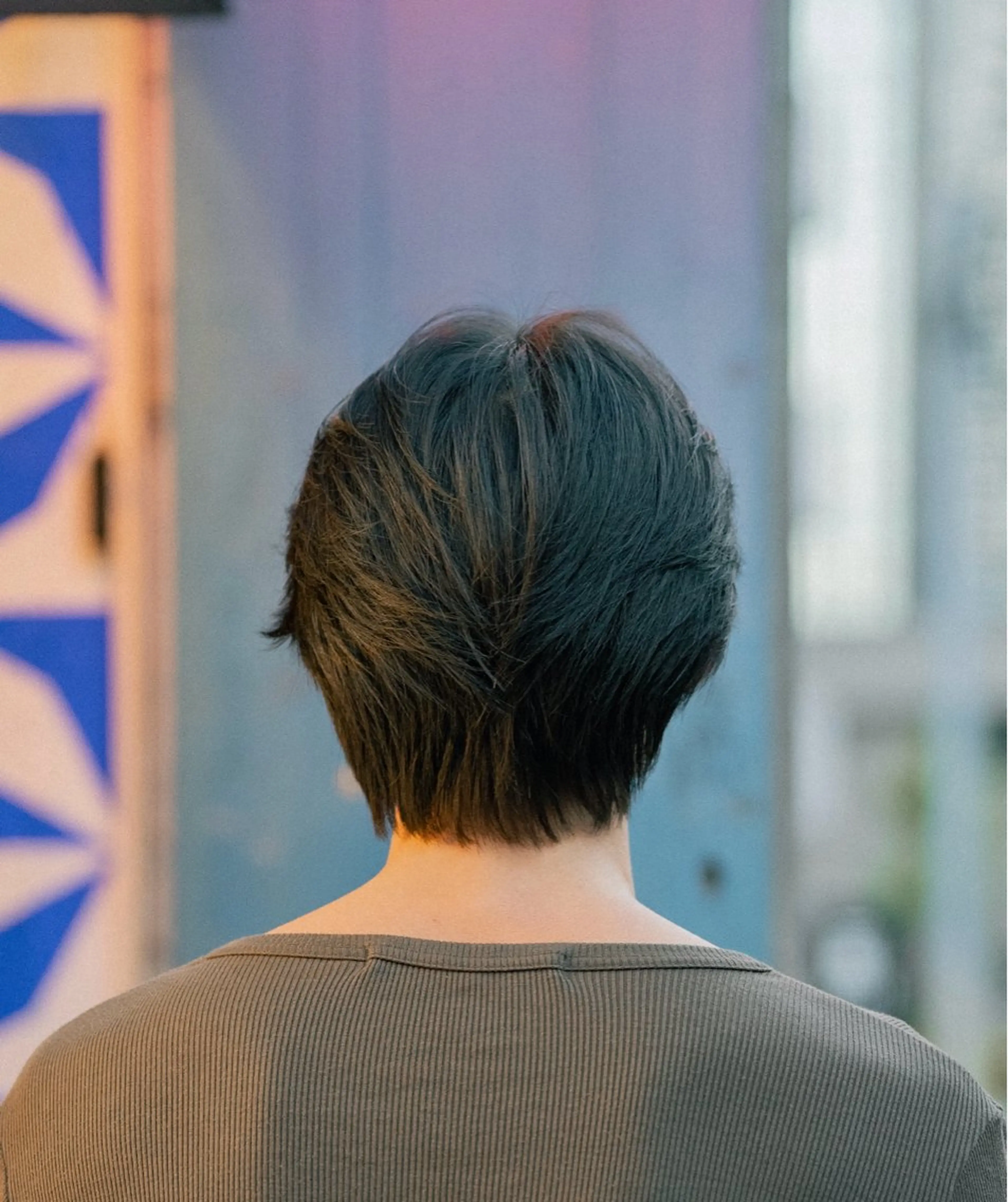 ミディアム カラー パーマ メンズ カット パーマ 🔗メンズサロン🔗 Kieのヘアスタイル