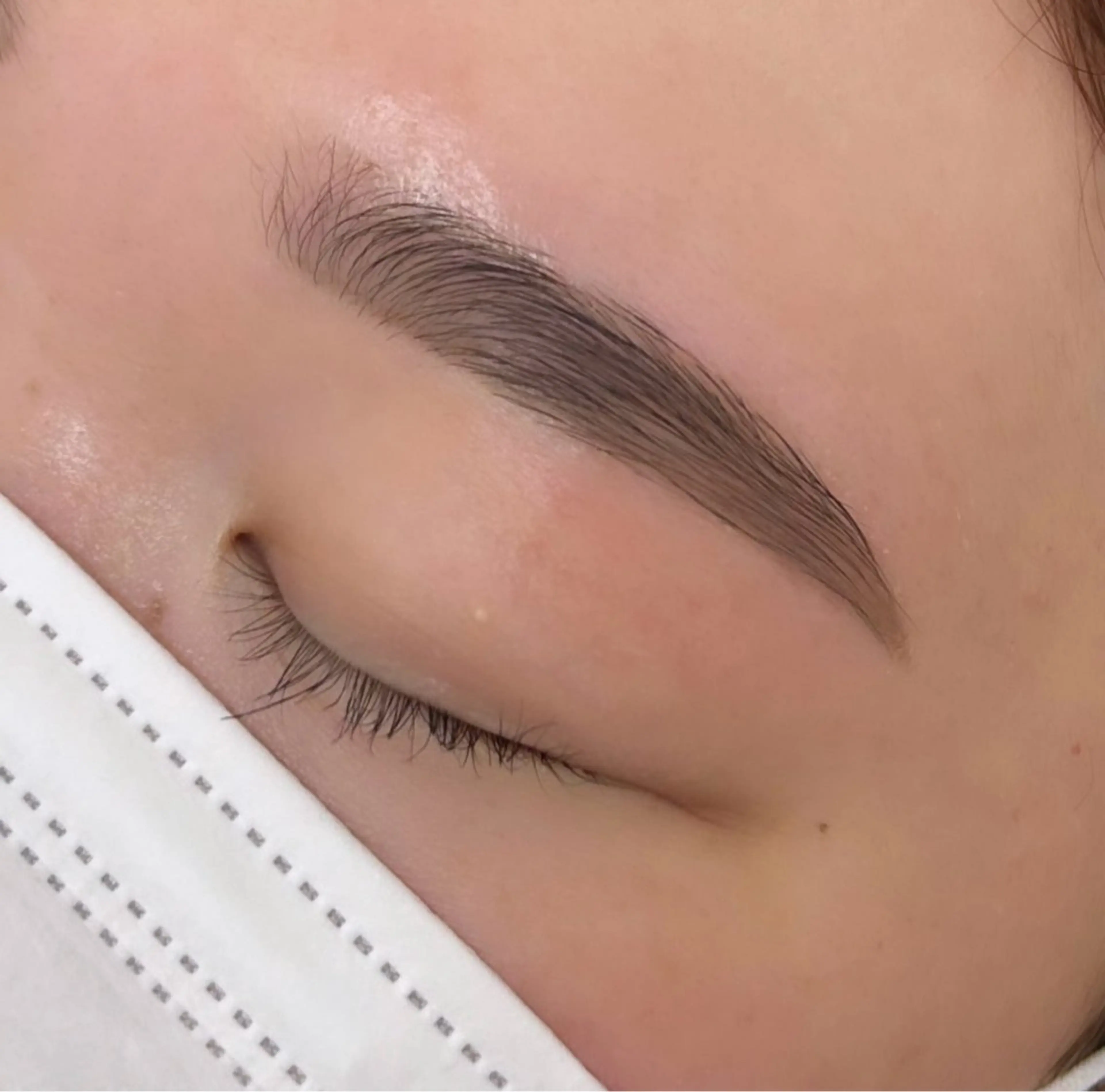 🤎美眉setmenu🤎【美眉アイブロウWAX➕ふんわり眉 カラー】カラーもプラスで垢抜け眉に✨️⋆˚ʚɞの写真