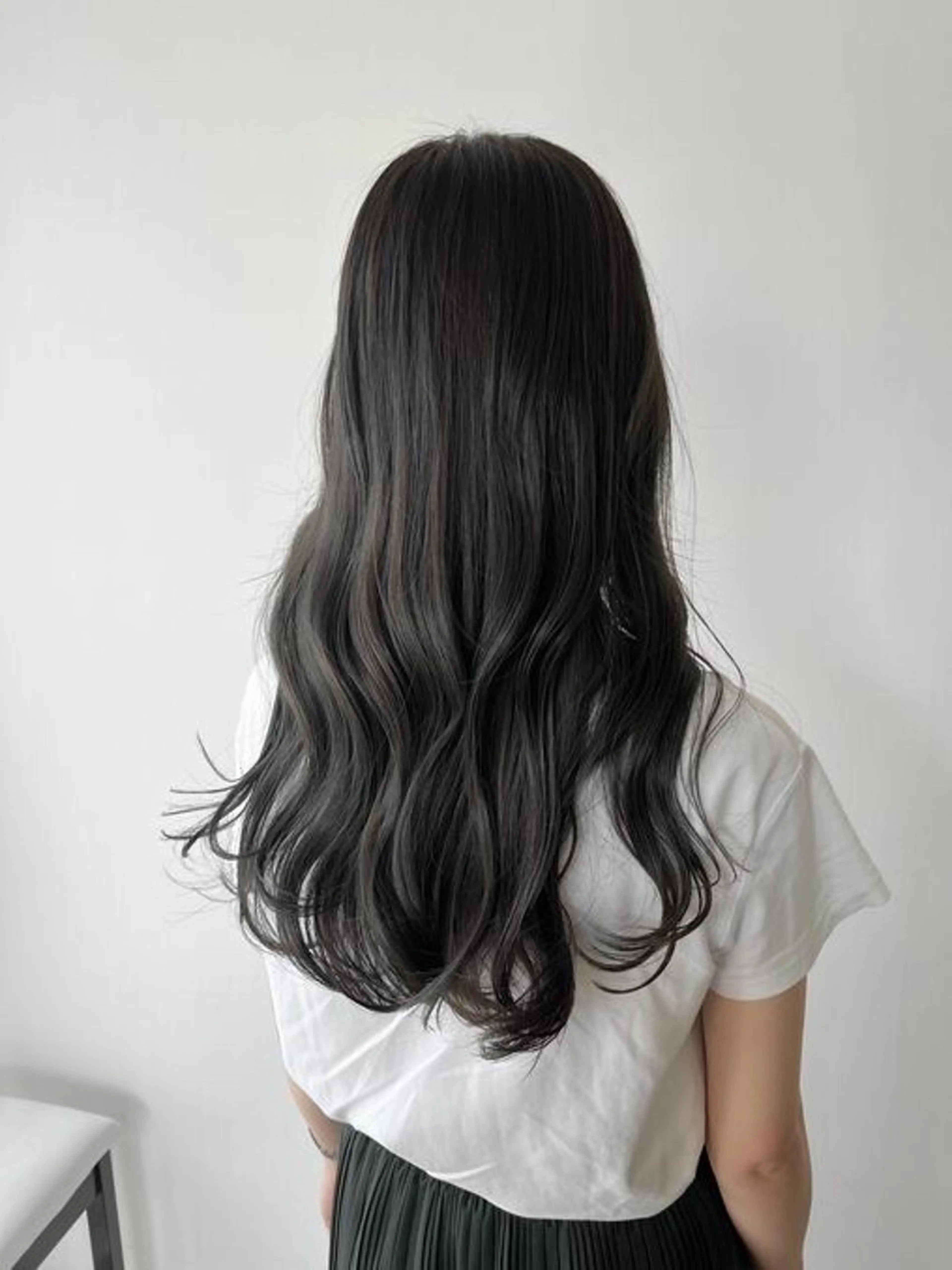 セミロング カラー グレージュ ヘアカラー トリートメント レイヤー/グレージュ 髪質改善/コウスケのヘアスタイル