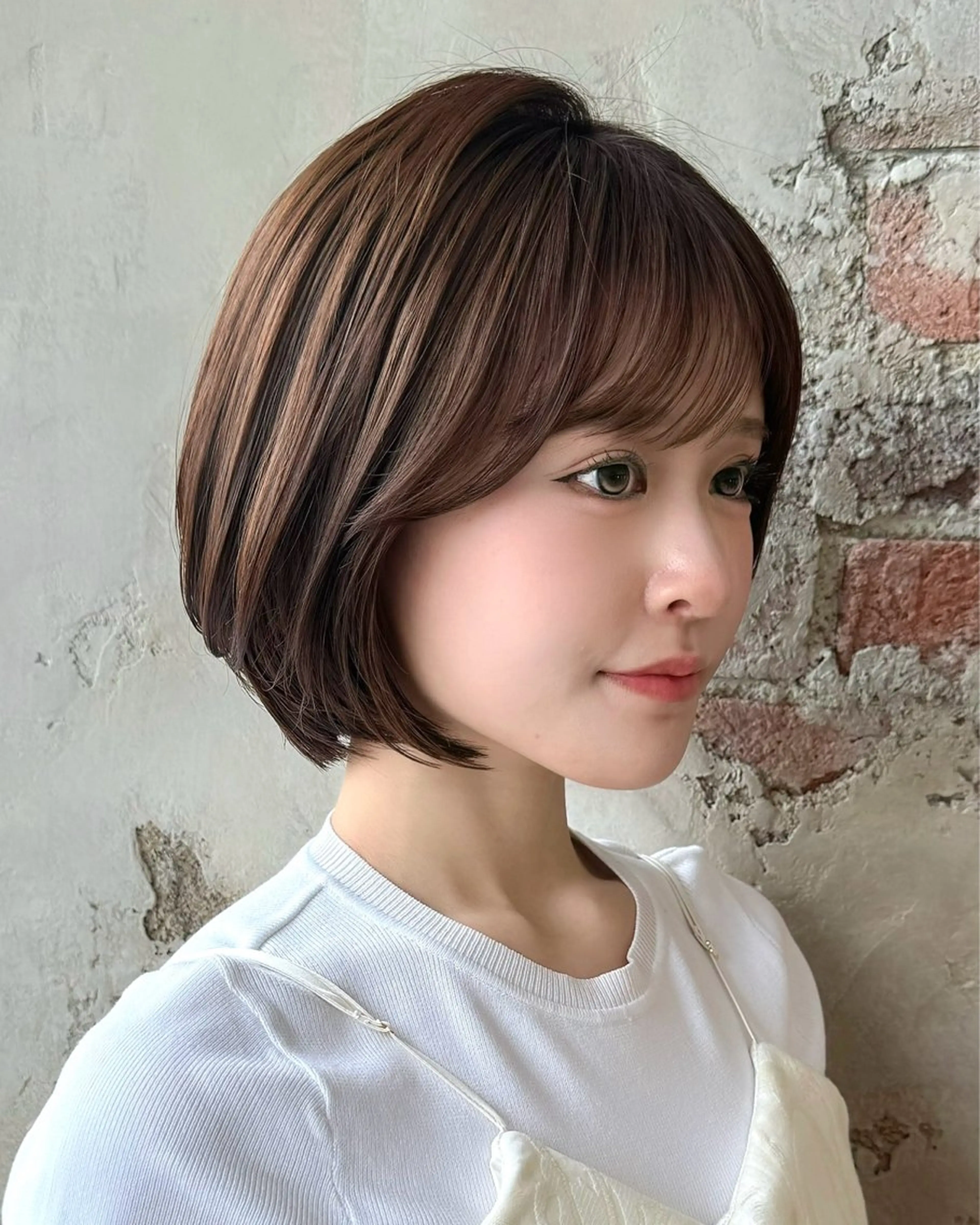 ショート カラー カット トリートメント 💍新宿ショート 💍岩田莉奈のヘアスタイル
