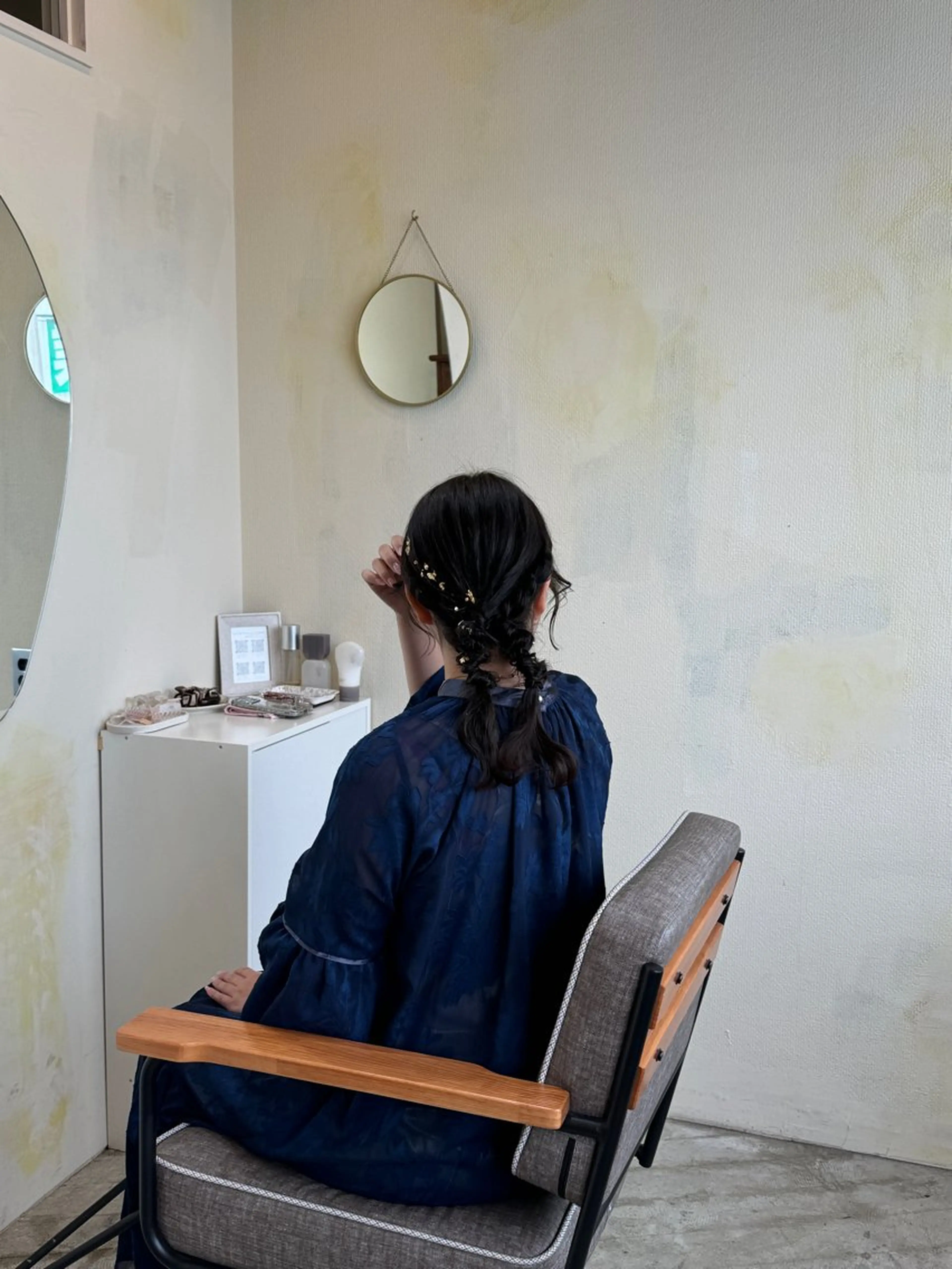 セミロング 🍋透け感カラー🍃 オリーブ🍐Kahoのヘアスタイル