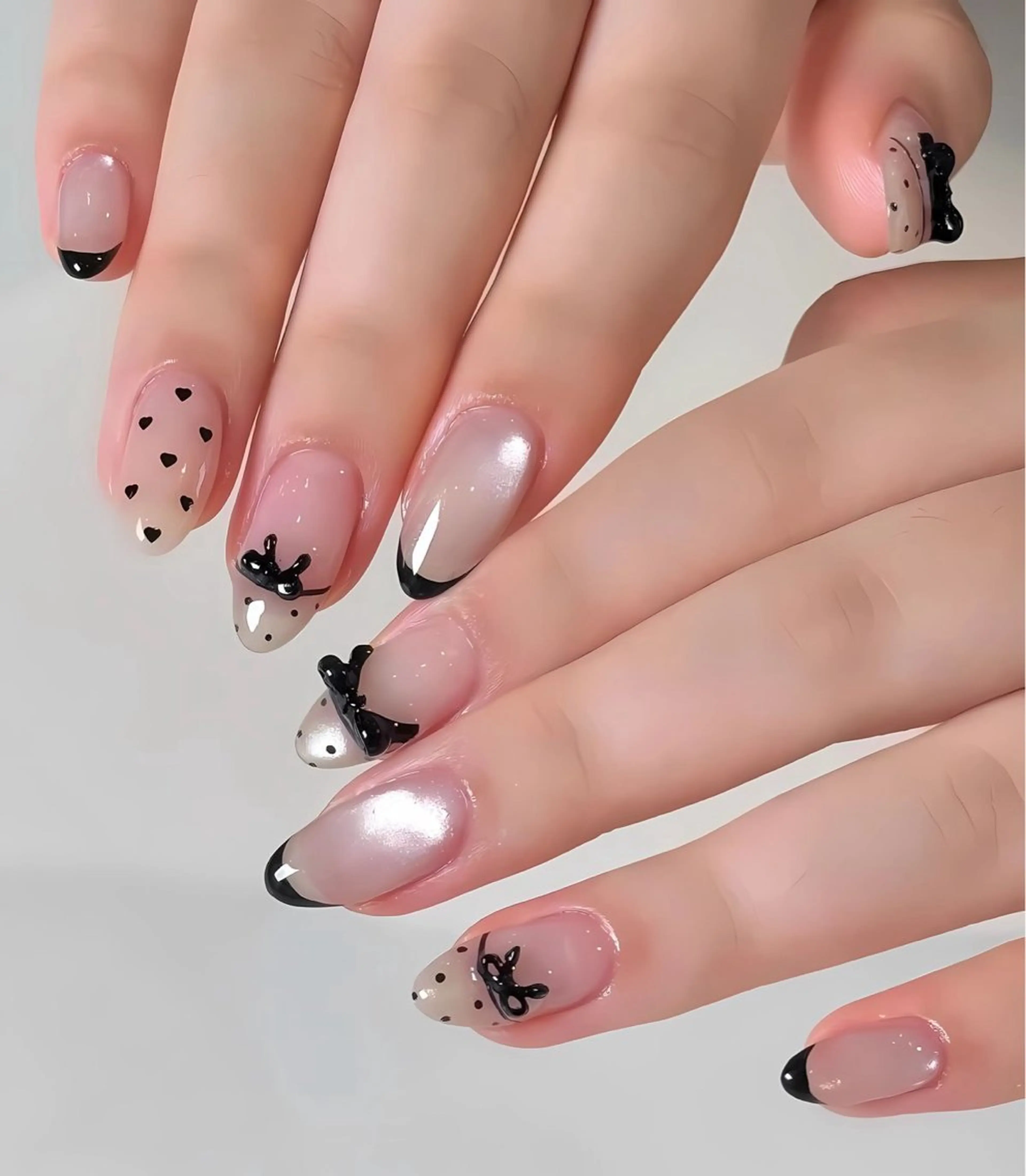 ネイル チークネイル フットネイル フレンチネイル グラデーション 韓国ネイル Yuki nail staffのネイルデザイン