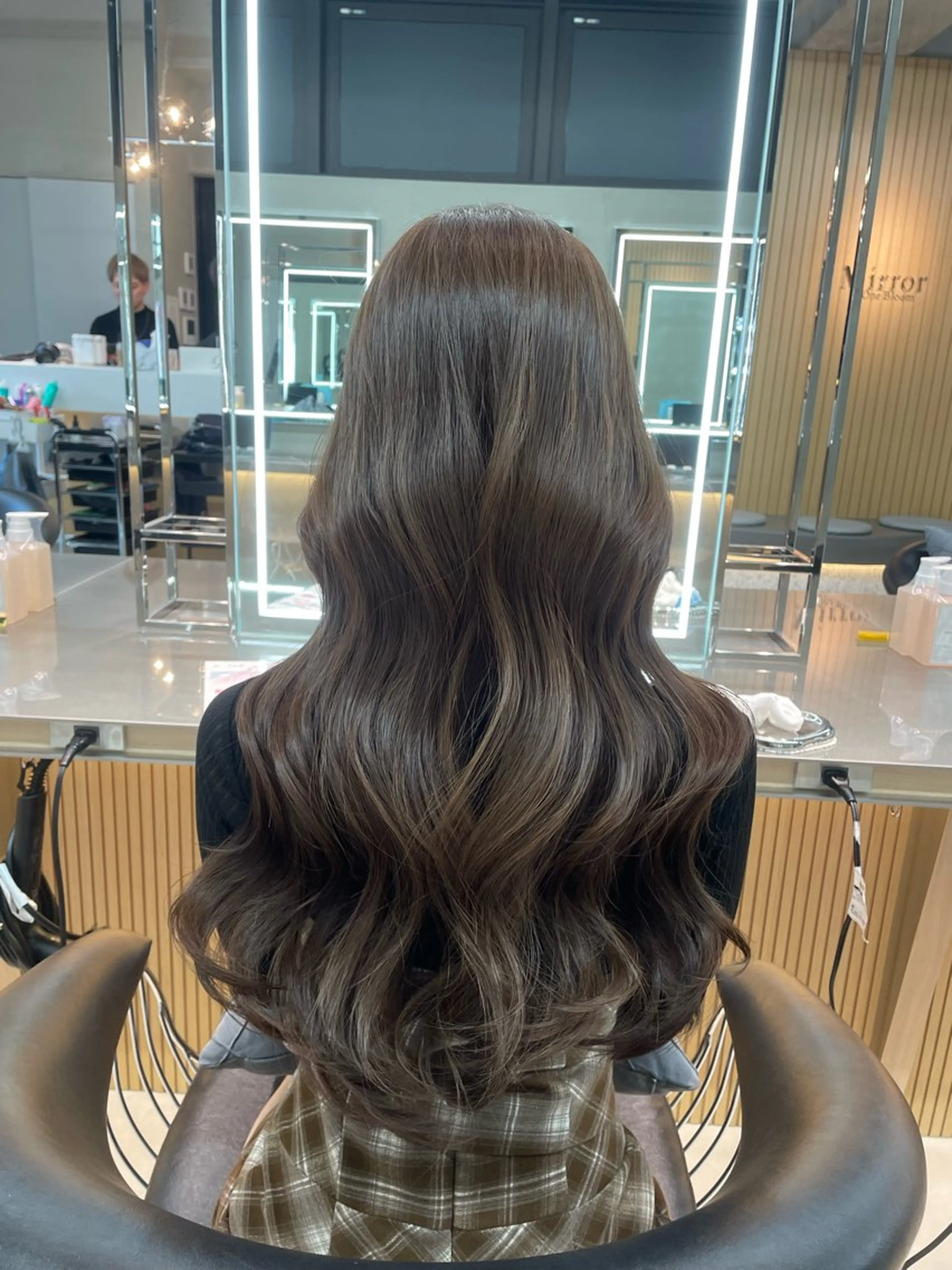 ロング カラー ヘアセット お呼ばれ カチモリ/はるか🎀のヘアスタイル