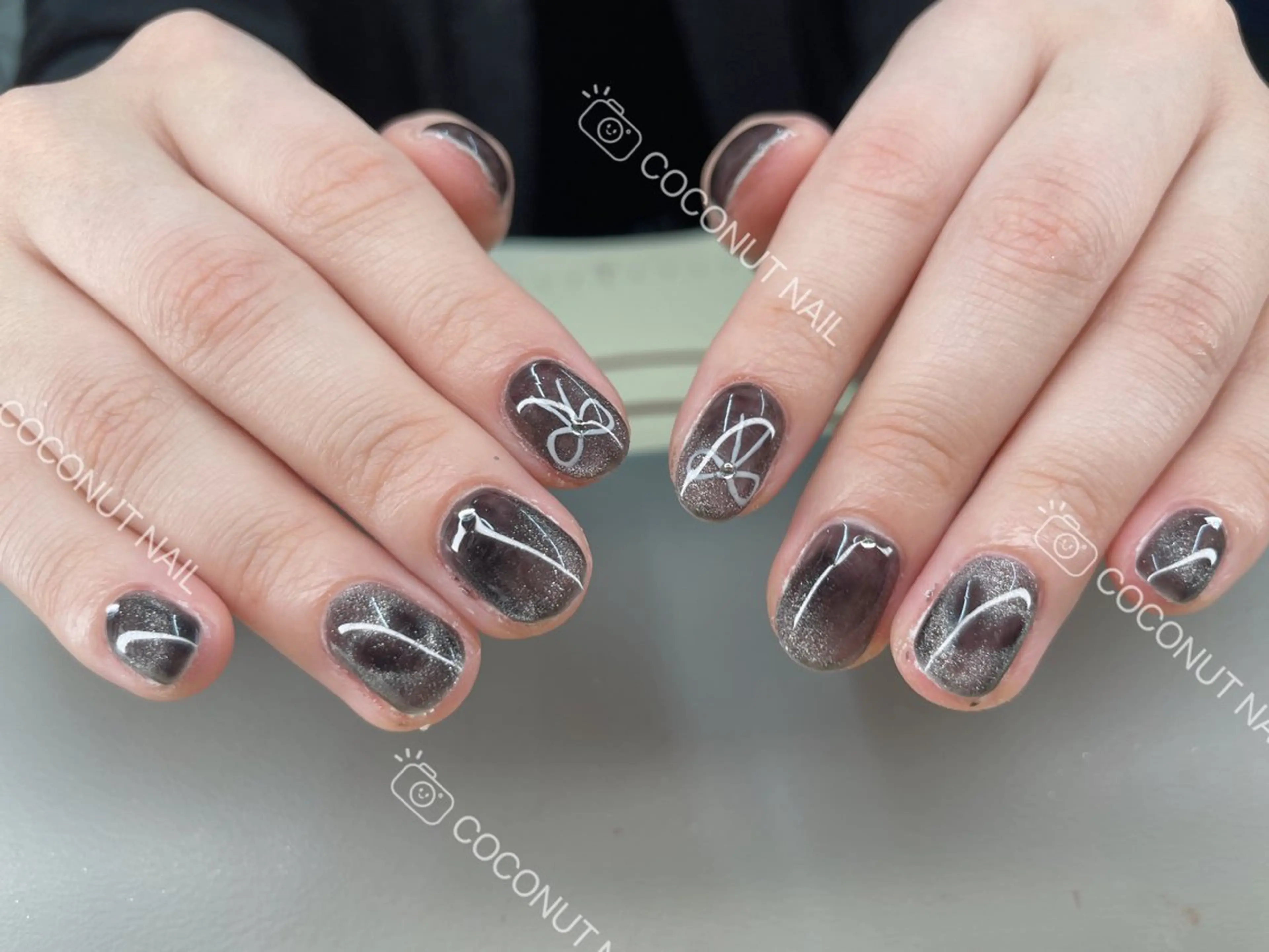 ネイル ハンドネイル 神田 ココナッツのネイルデザイン