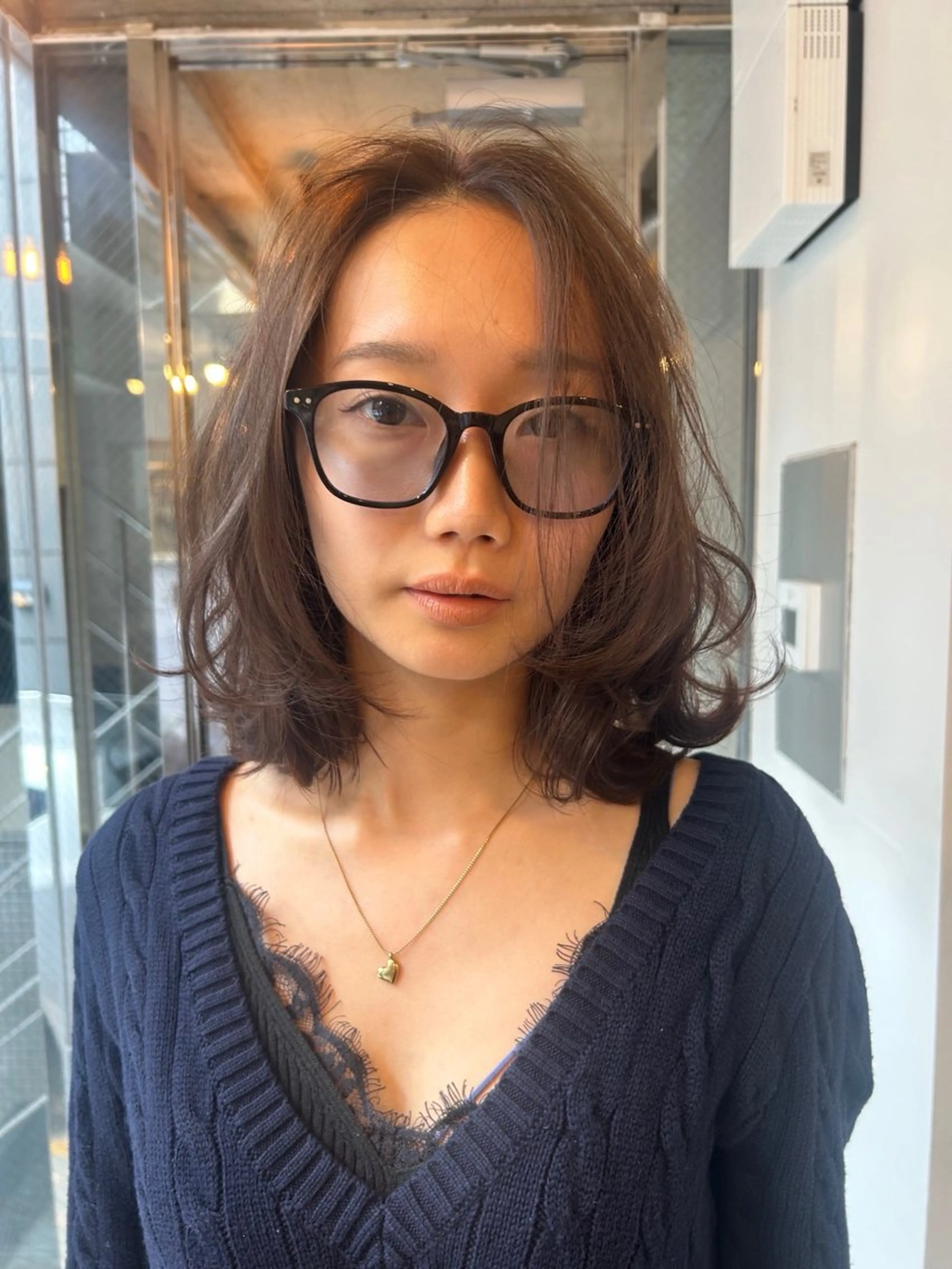 ショート カラー 透明感カラー momo kgのヘアスタイル