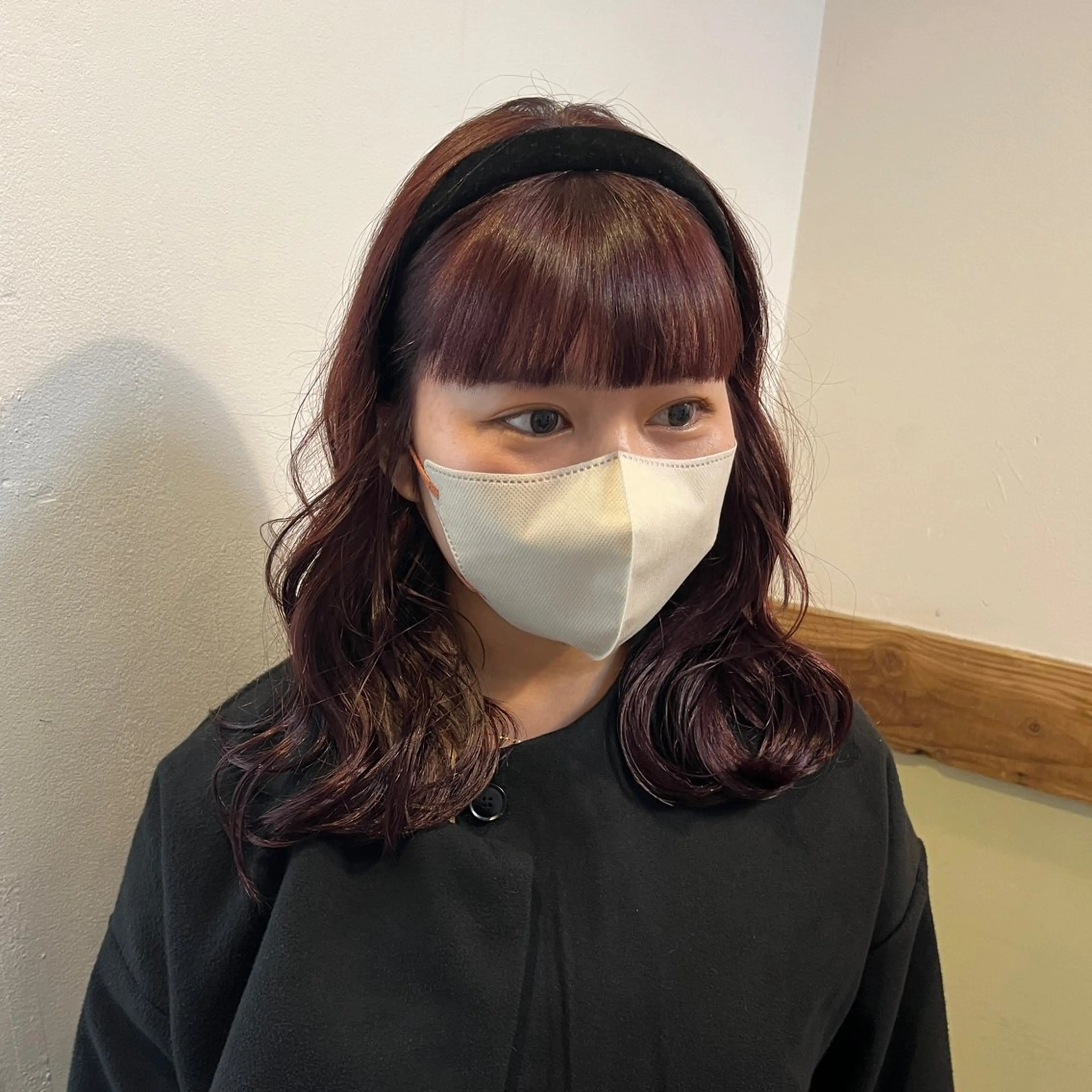 ロング ボブパーマ🥣KON コンナツミのヘアスタイル