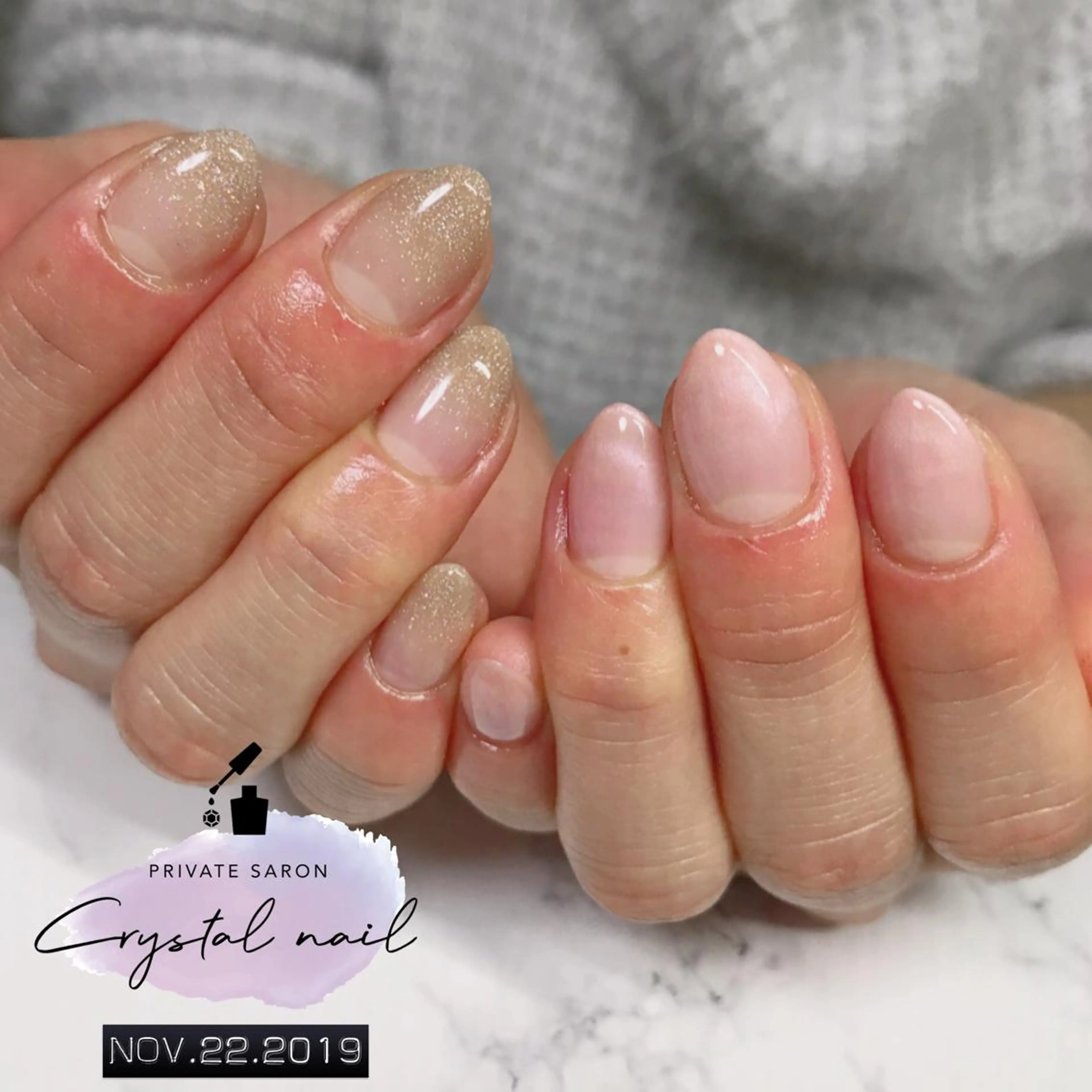 ネイル グラデーション ハンドネイル SCENERY NAILのネイルデザイン