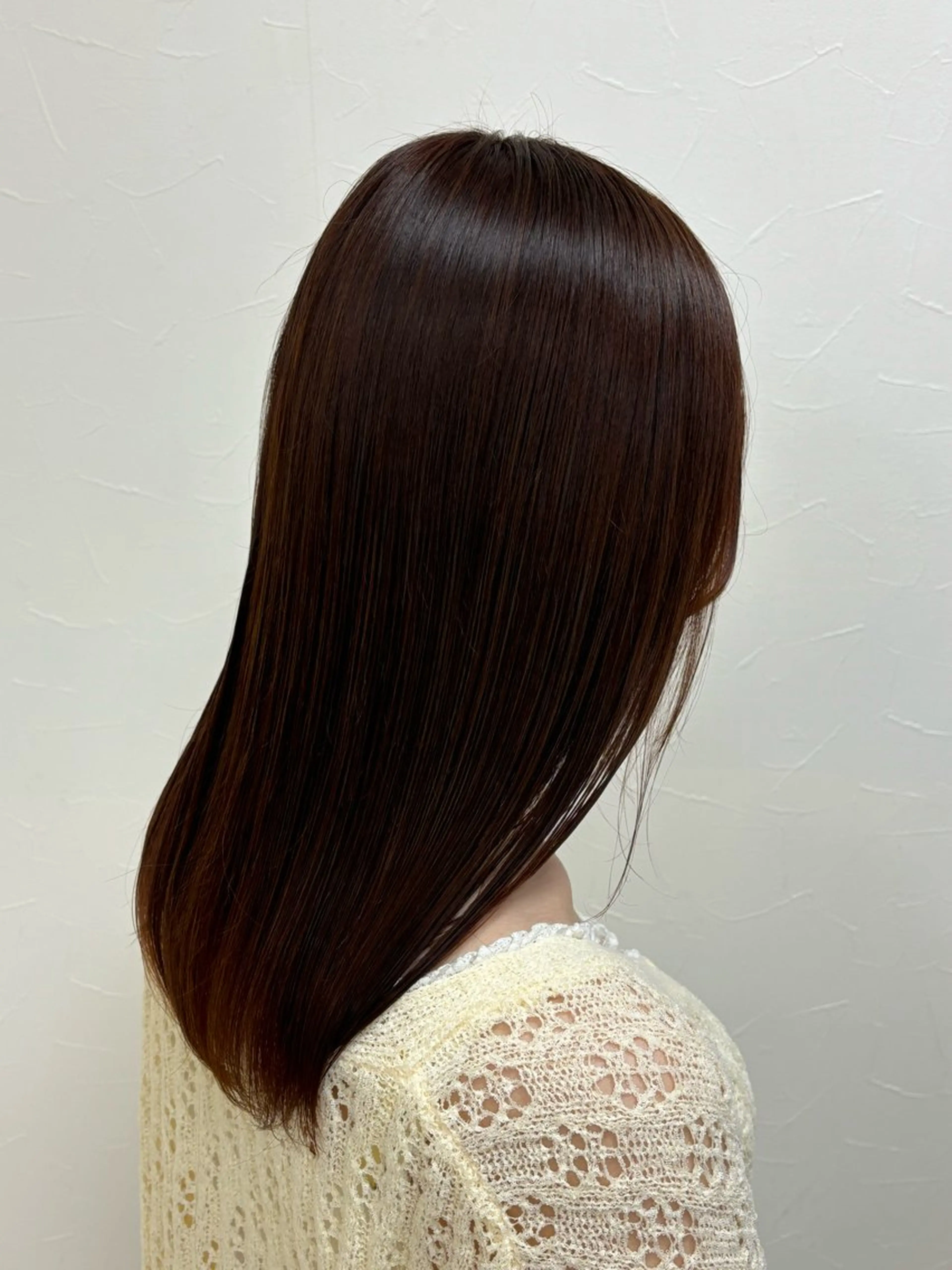 セミロング カラー MOE /艶感カラー /韓国風スタイルのヘアスタイル