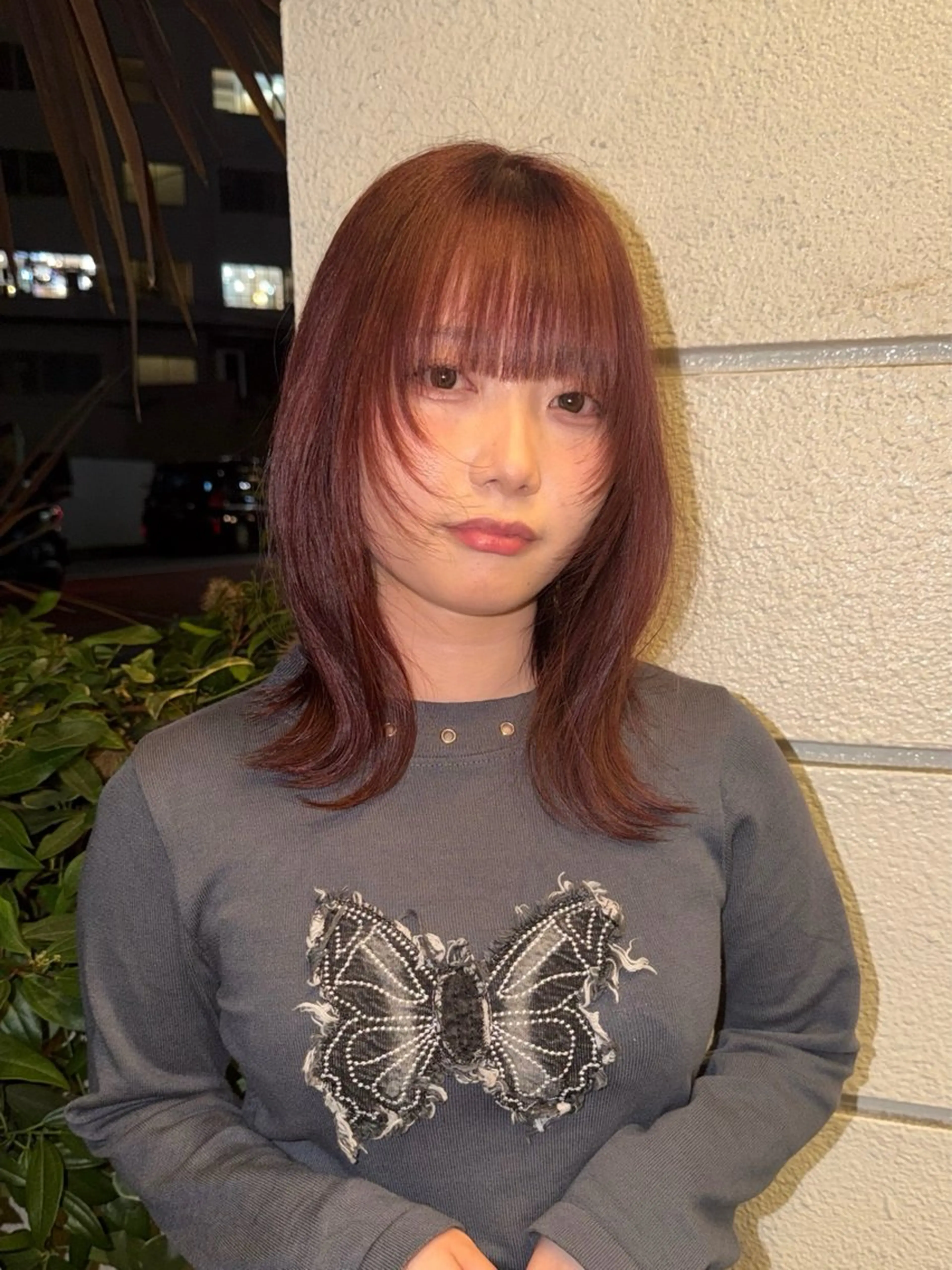 ミディアム カラー ヘアカラー rin🩰ハイトーン /レディースパーマのヘアスタイル