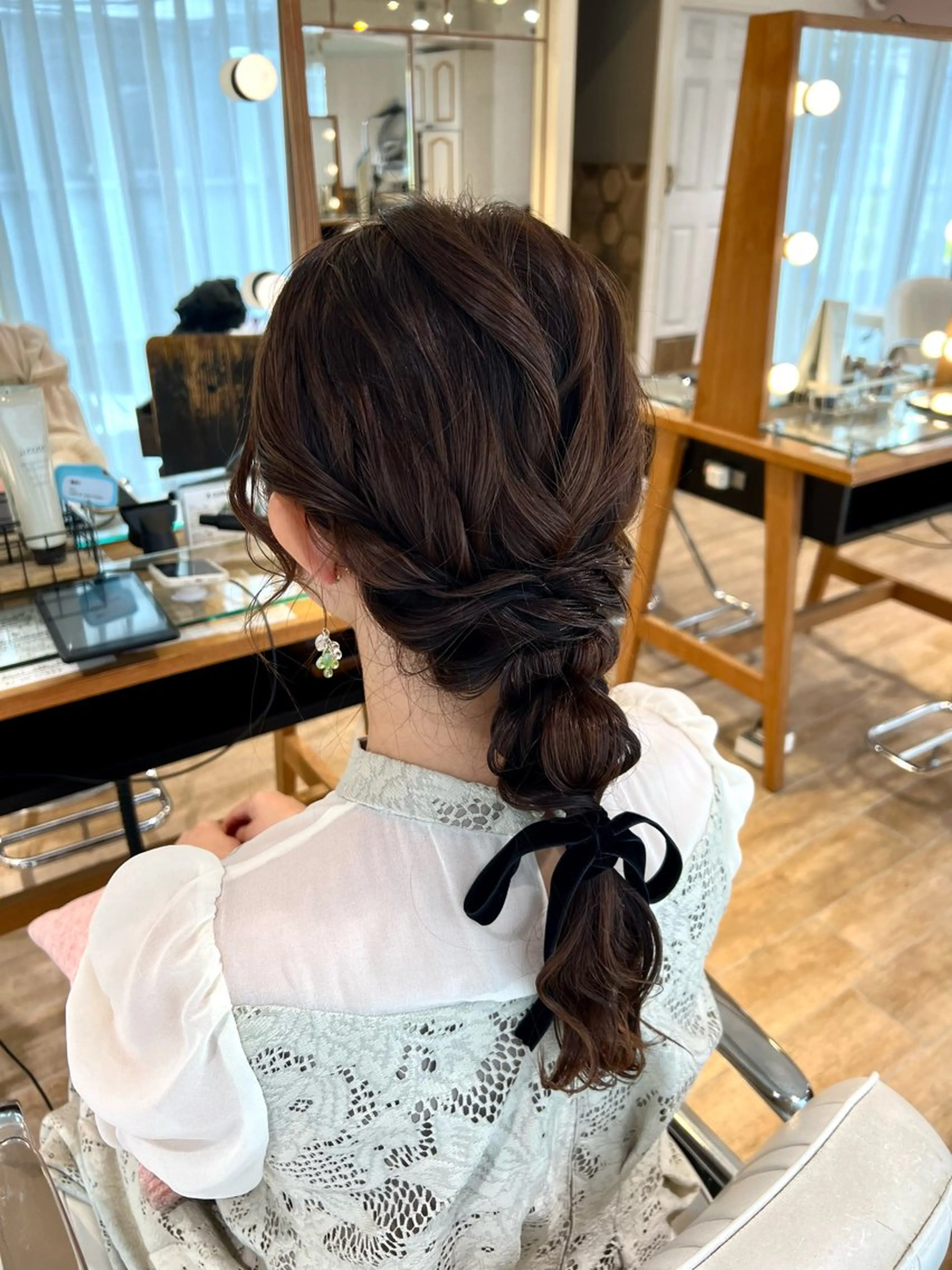 セミロング ヘアアレンジ 🍒 Rino 🍒 カットモデル募集中のヘアスタイル