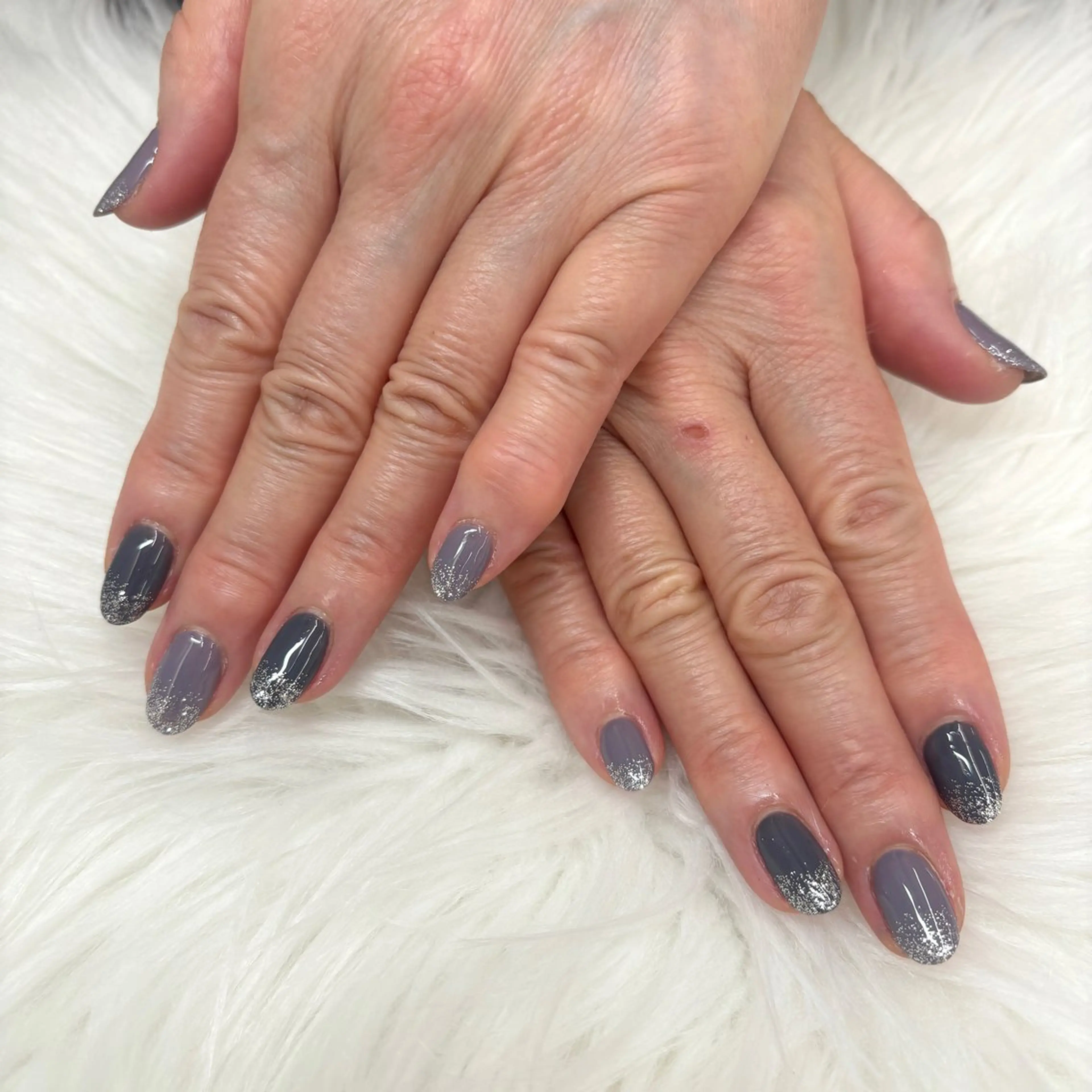 ネイル ラメ(グリッター) ワンカラーネイル フェリーチェ瑞江店 浅倉のネイルデザイン