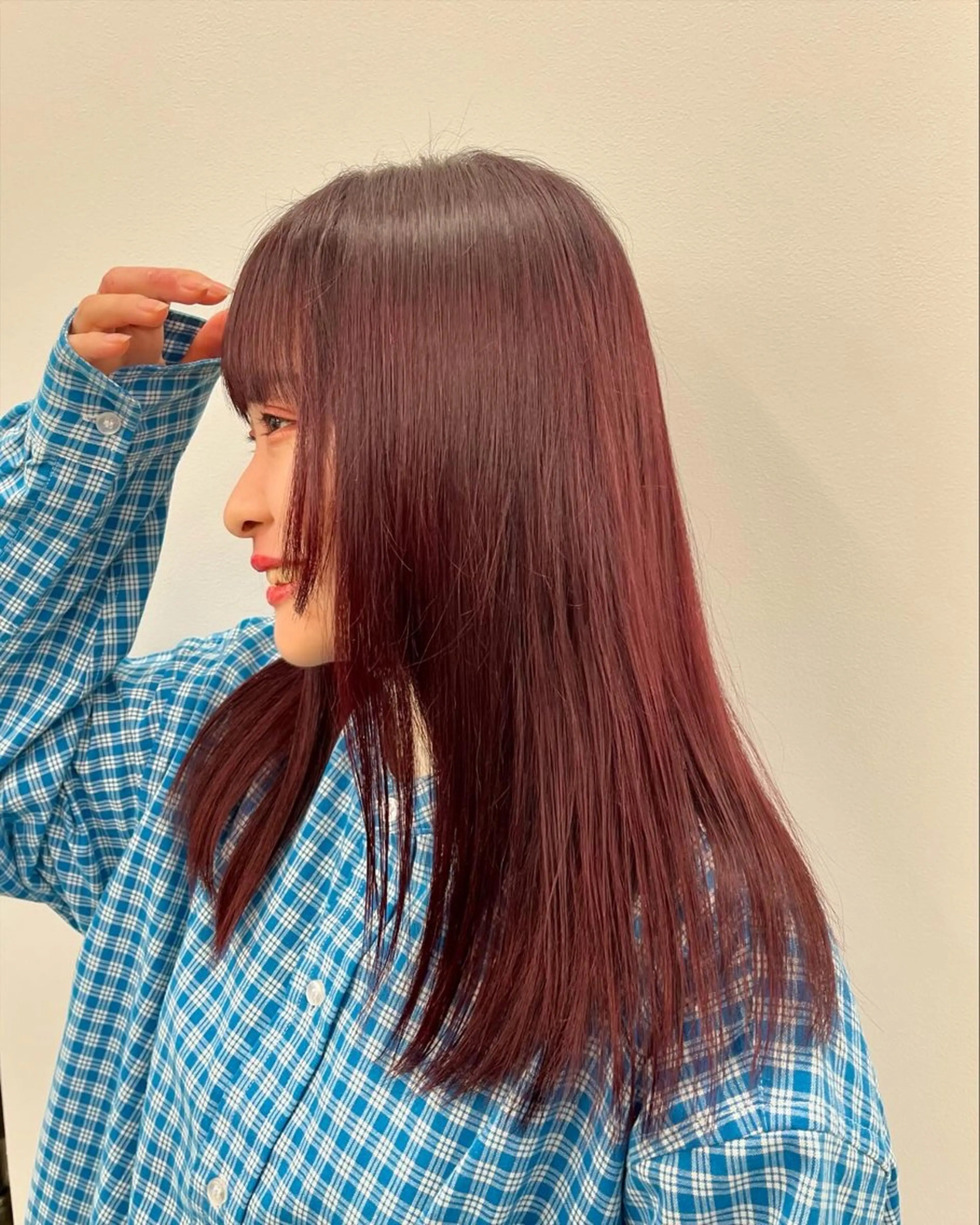 ミディアム カラー 縮毛矯正/ハイトーン /パーマ/せき🧸のヘアスタイル