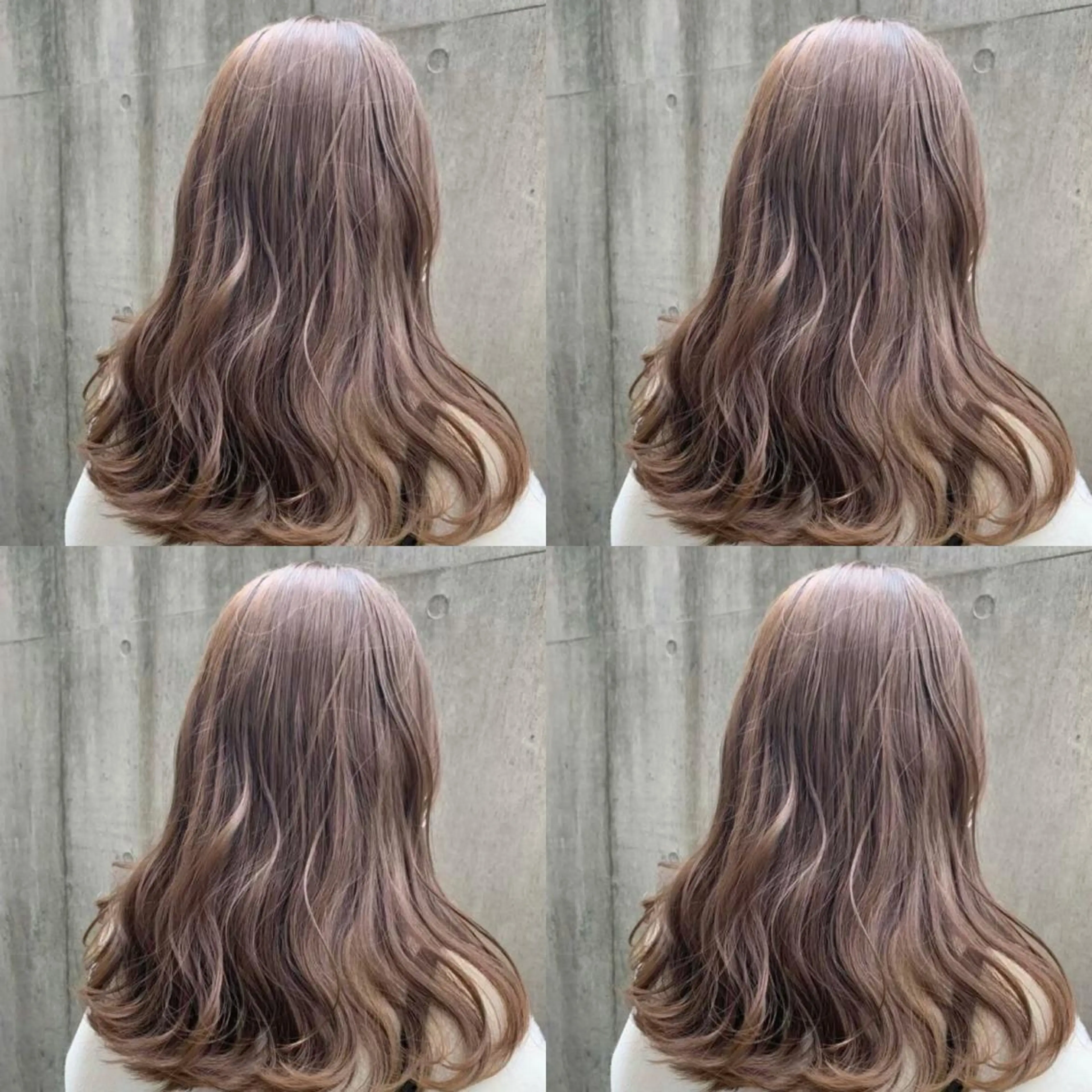 セミロング カラー ヘアアレンジ 透明感カラー イルミナカラー 💎yuto💎 ハイトーン/韓国ヘアのヘアスタイル