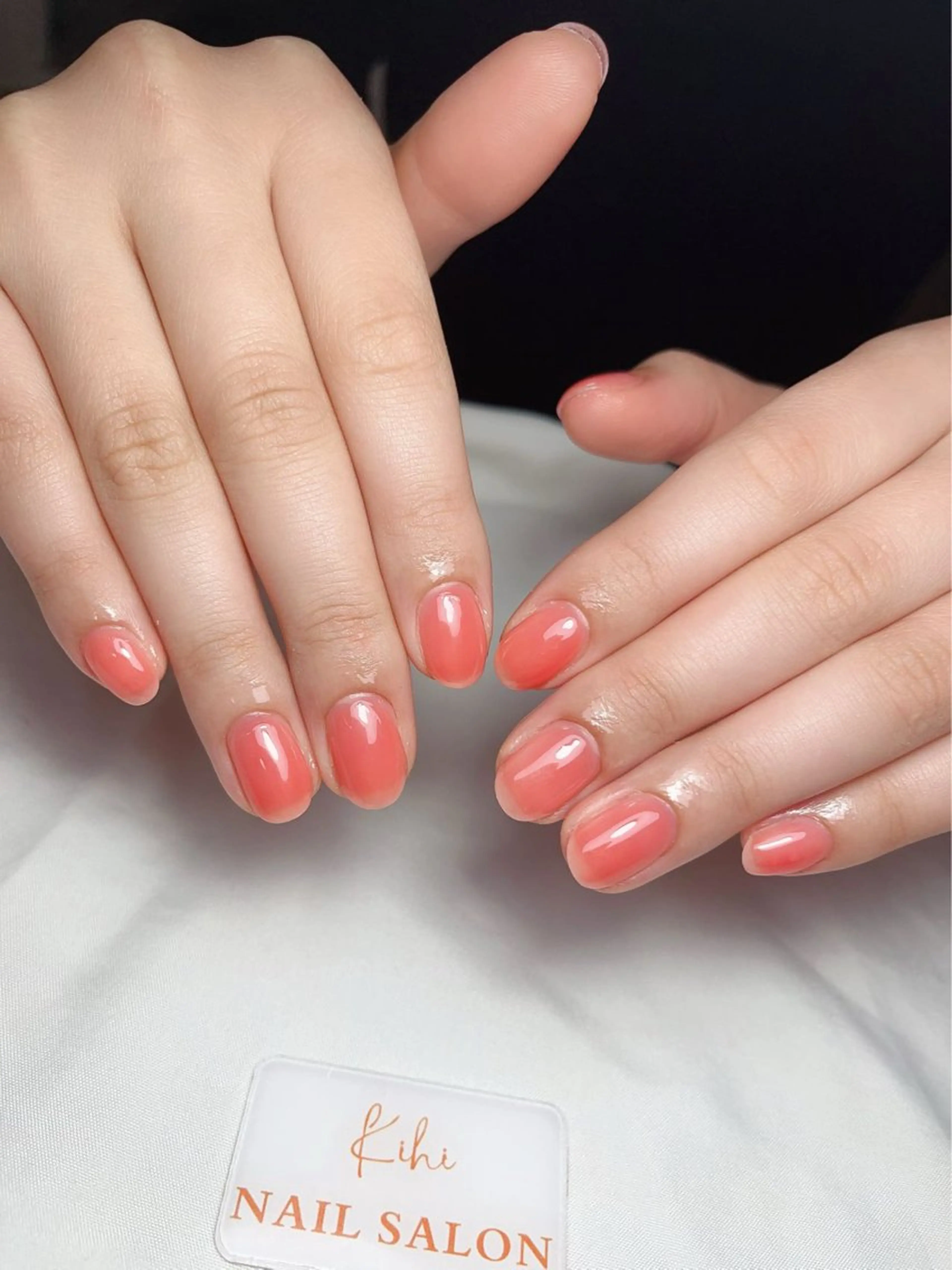 ネイル アートネイル フレンチネイル ジェルネイル グラデーション 韓国ネイル ハンドネイル ハンドケア さくら💮💮 【オフ無料】のネイルデザイン